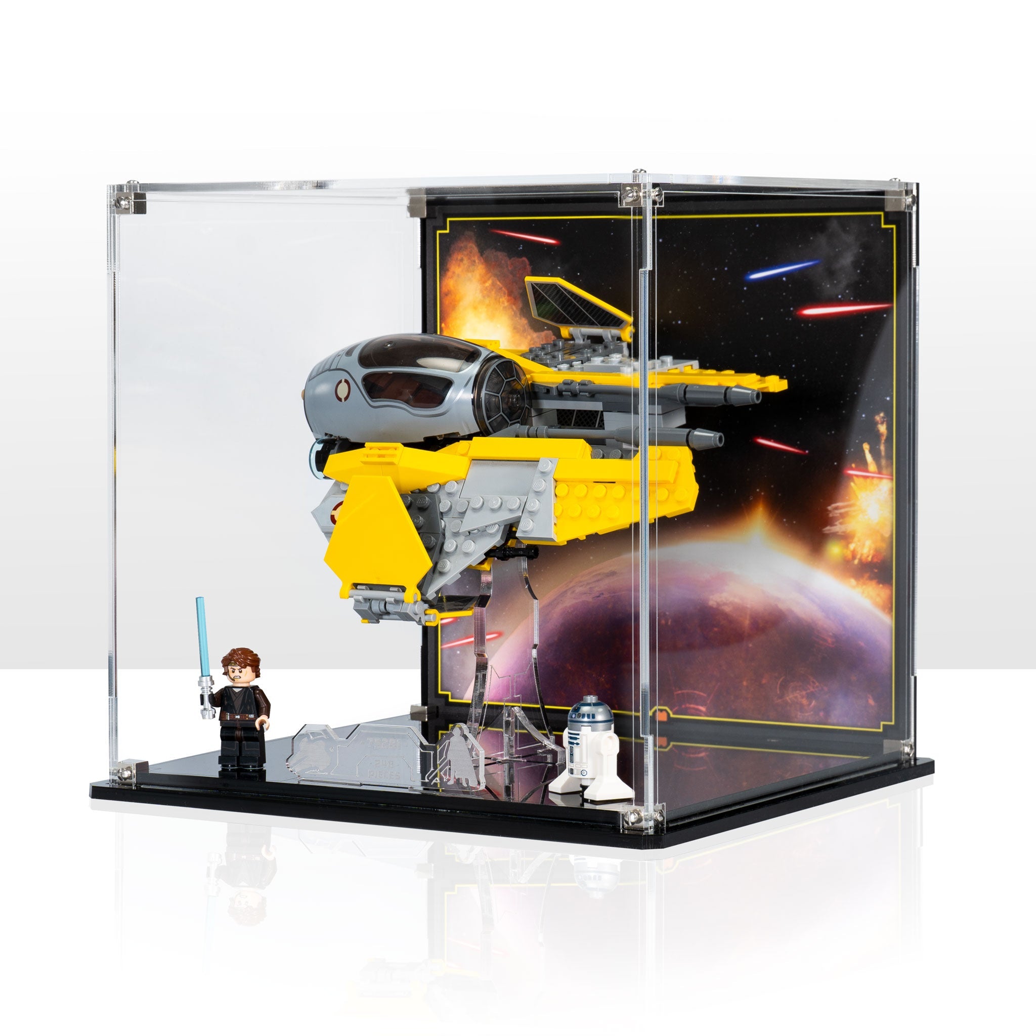 Display Case for LEGO® Star Wars: Anakin's Jedi Interceptor (75281)