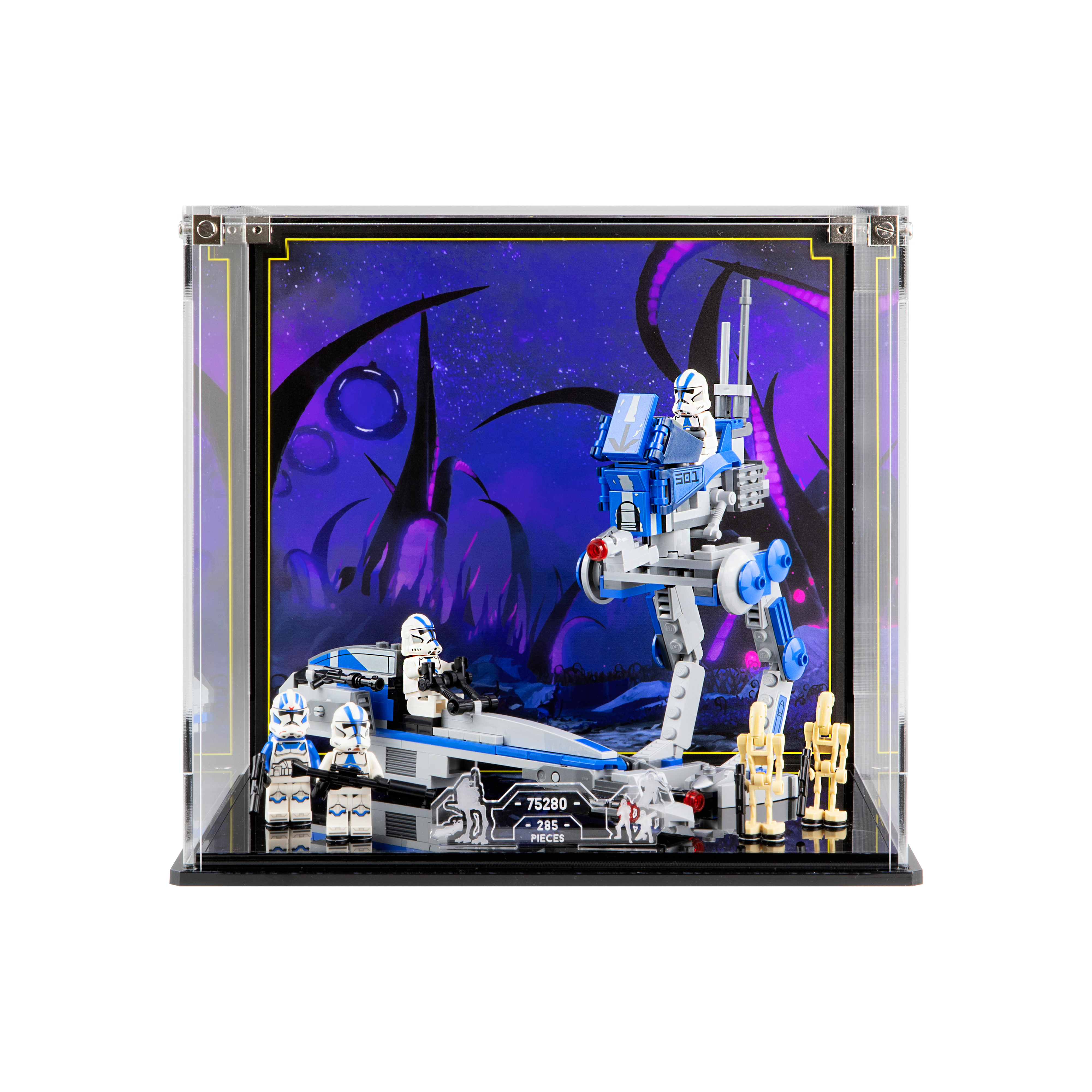 Display Case for LEGO®: Star Wars™ 501st Legion Clone Troopers (75280)