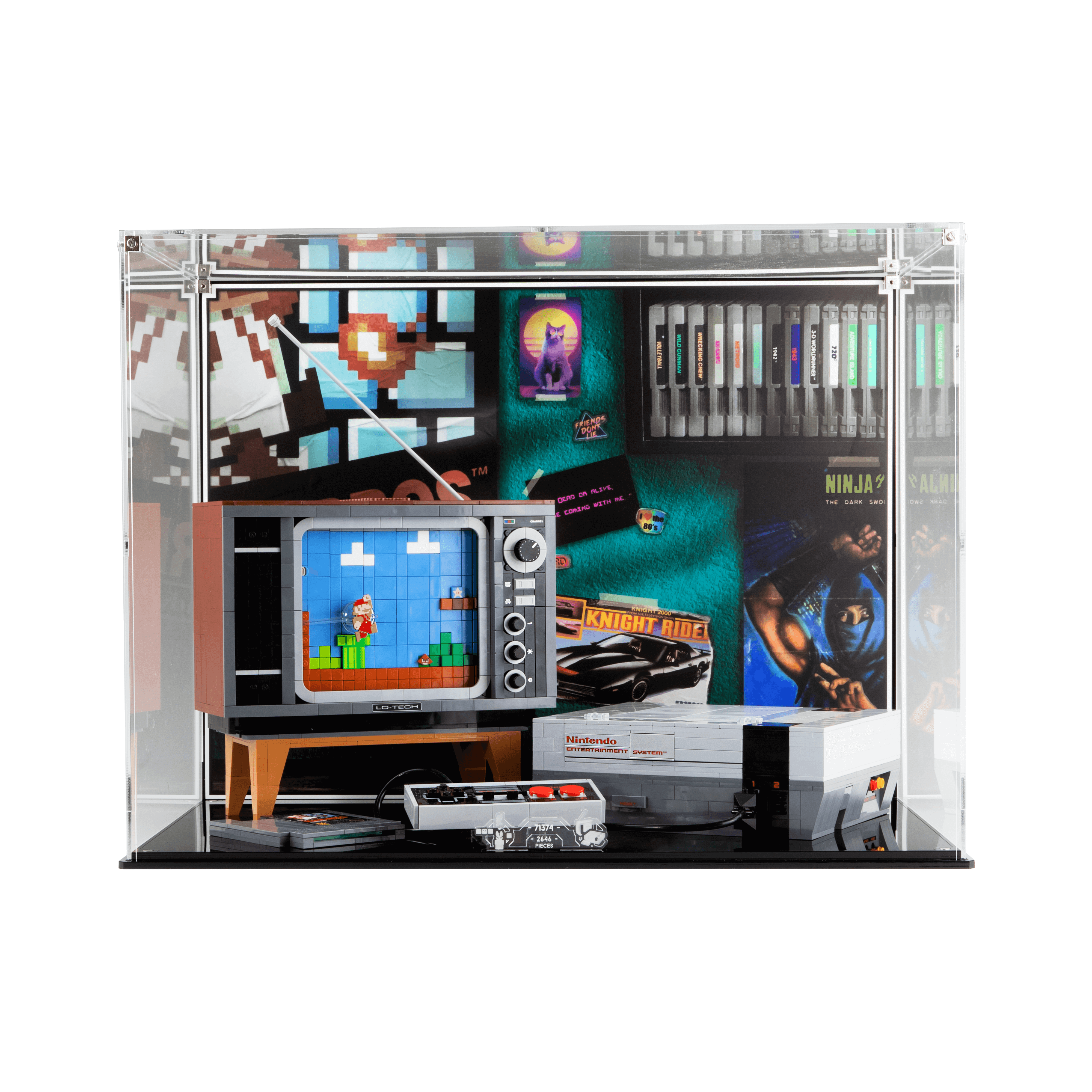 Display Case for LEGO®: Nintendo Entertainment System (71374)