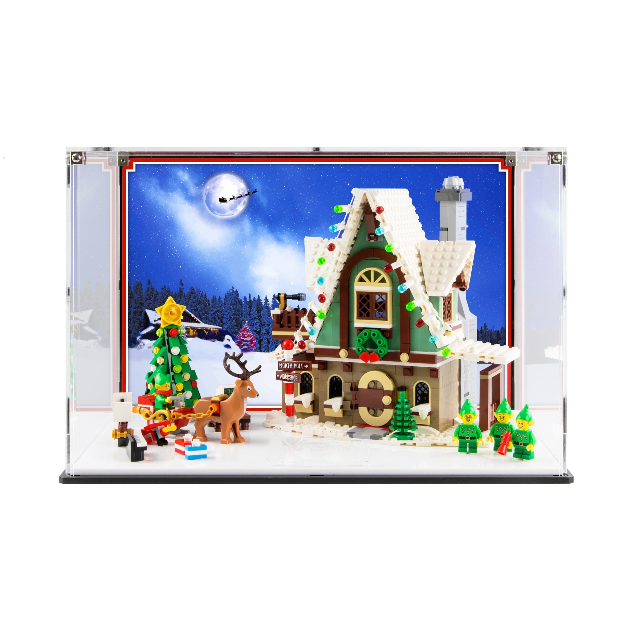 Display Case for LEGO®: Elf Club House (10275)