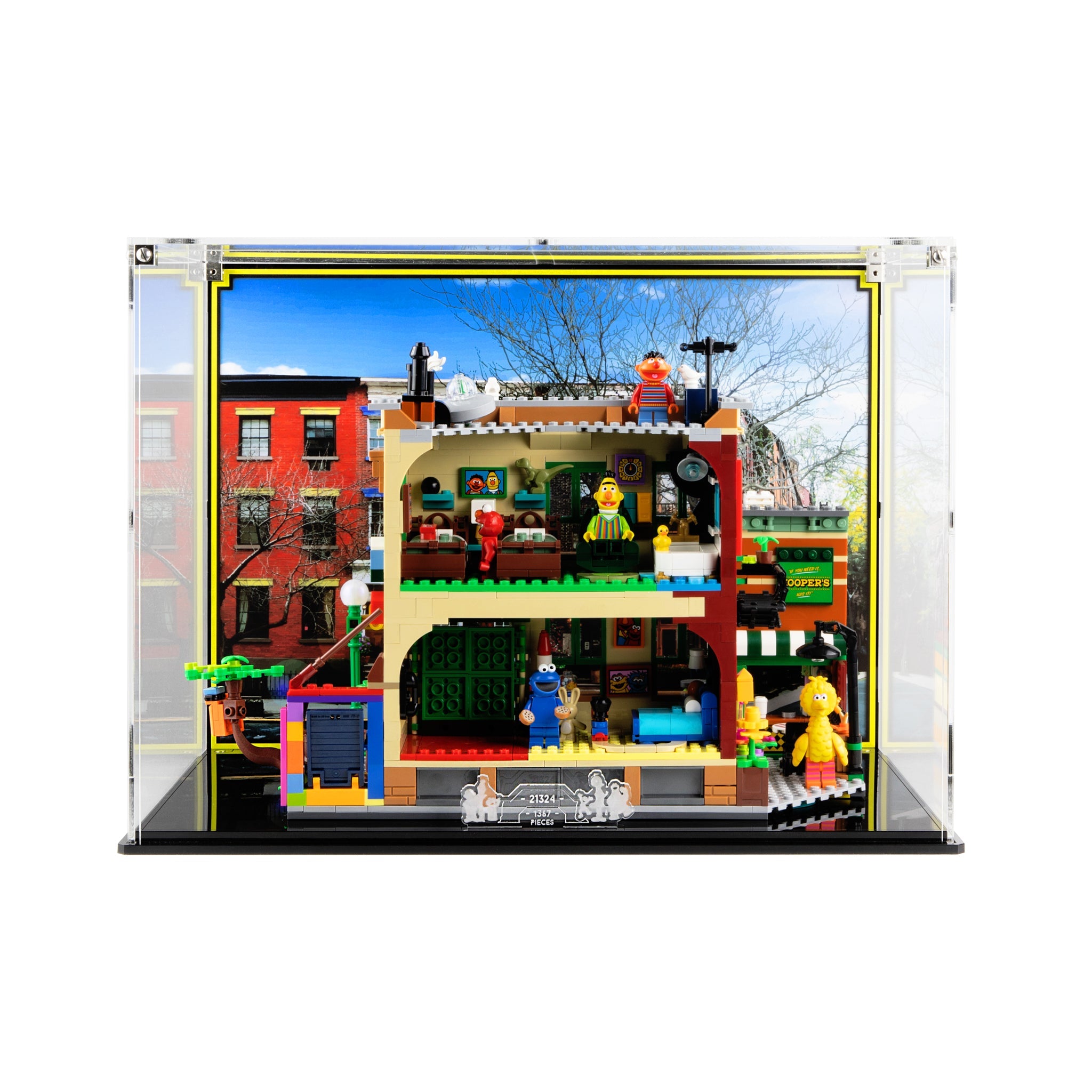 Display Case for LEGO® Ideas: 123 Sesame Street (21324)