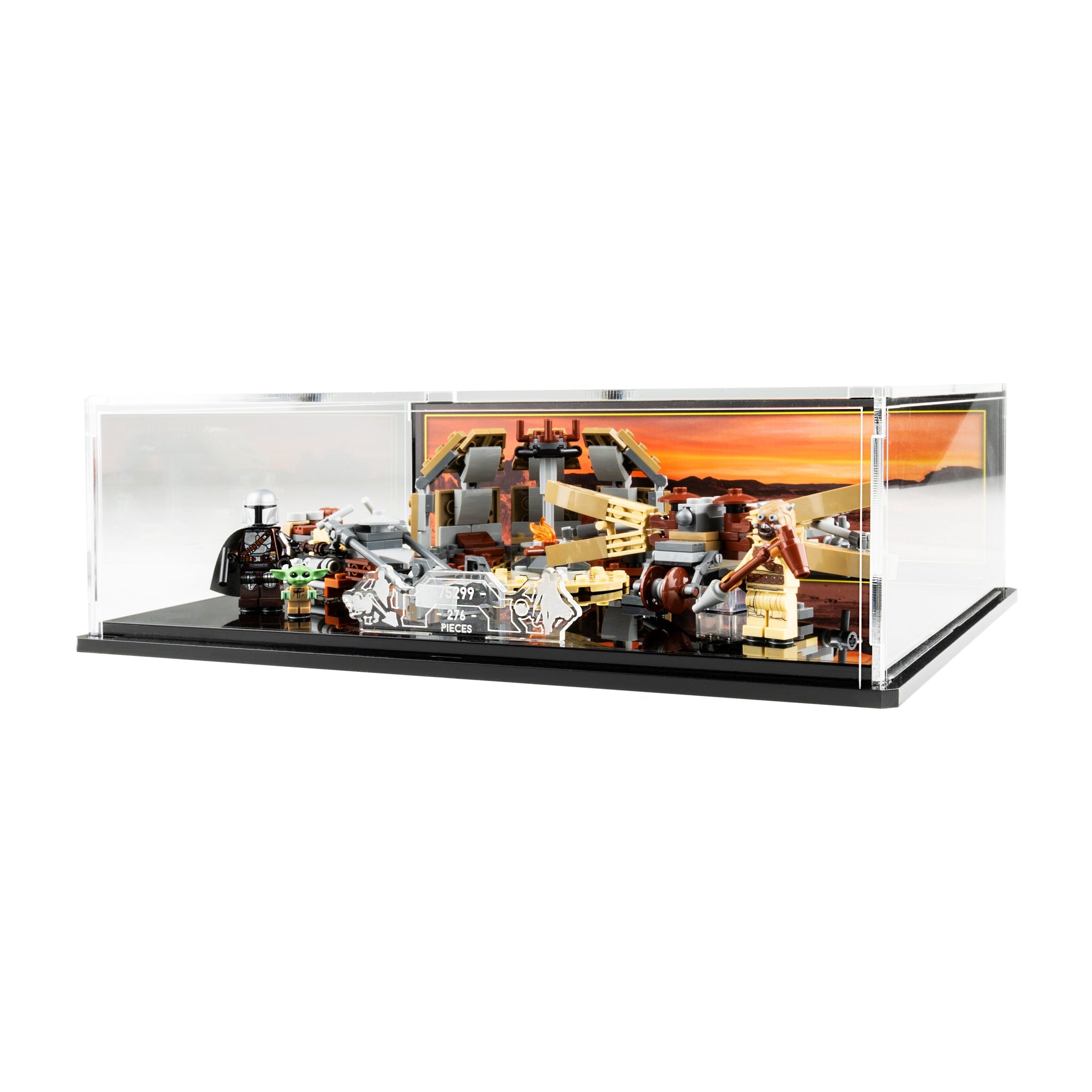 Display Case for LEGO® Star Wars™ Trouble on Tatooine (75299)