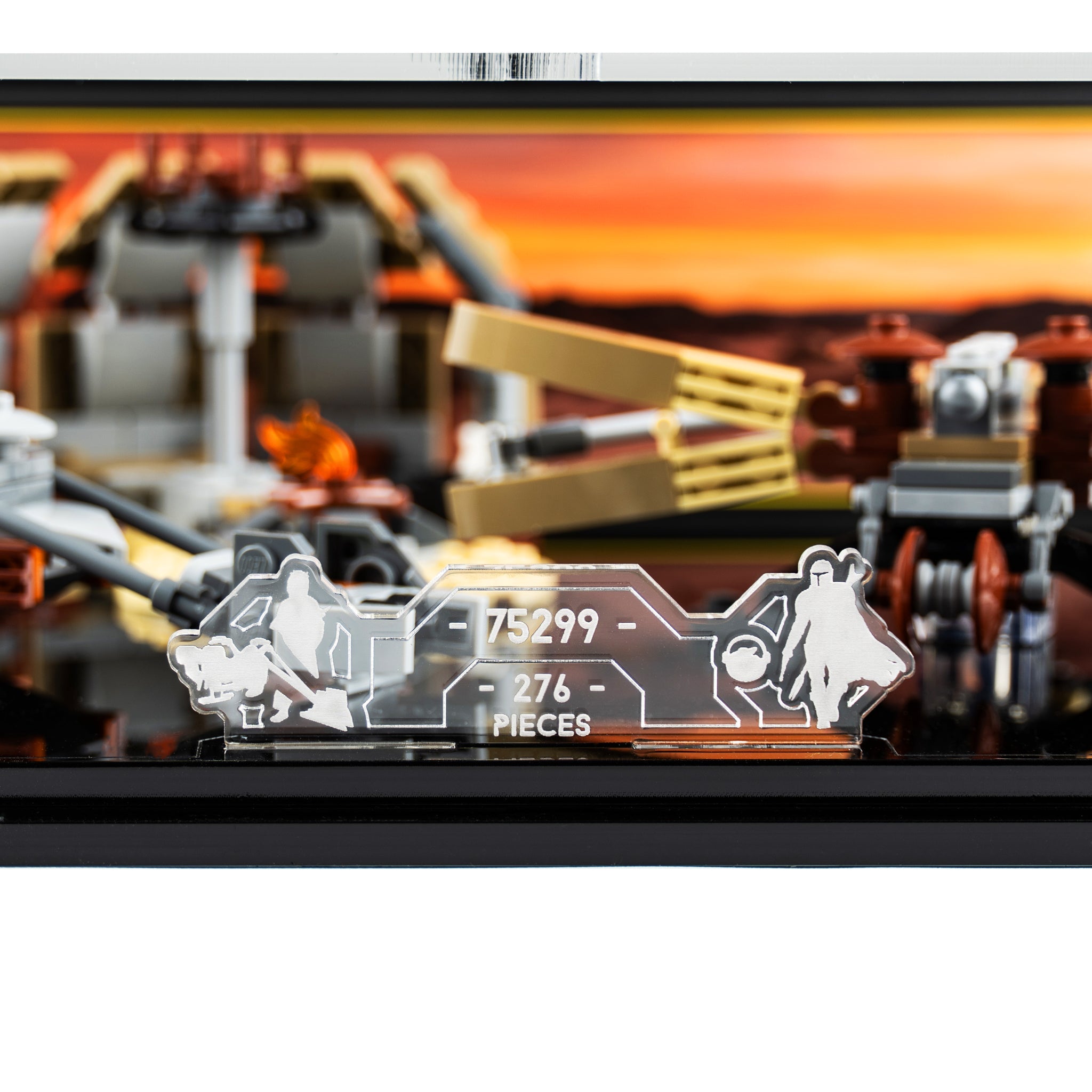 Display Case for LEGO® Star Wars™ Trouble on Tatooine (75299)
