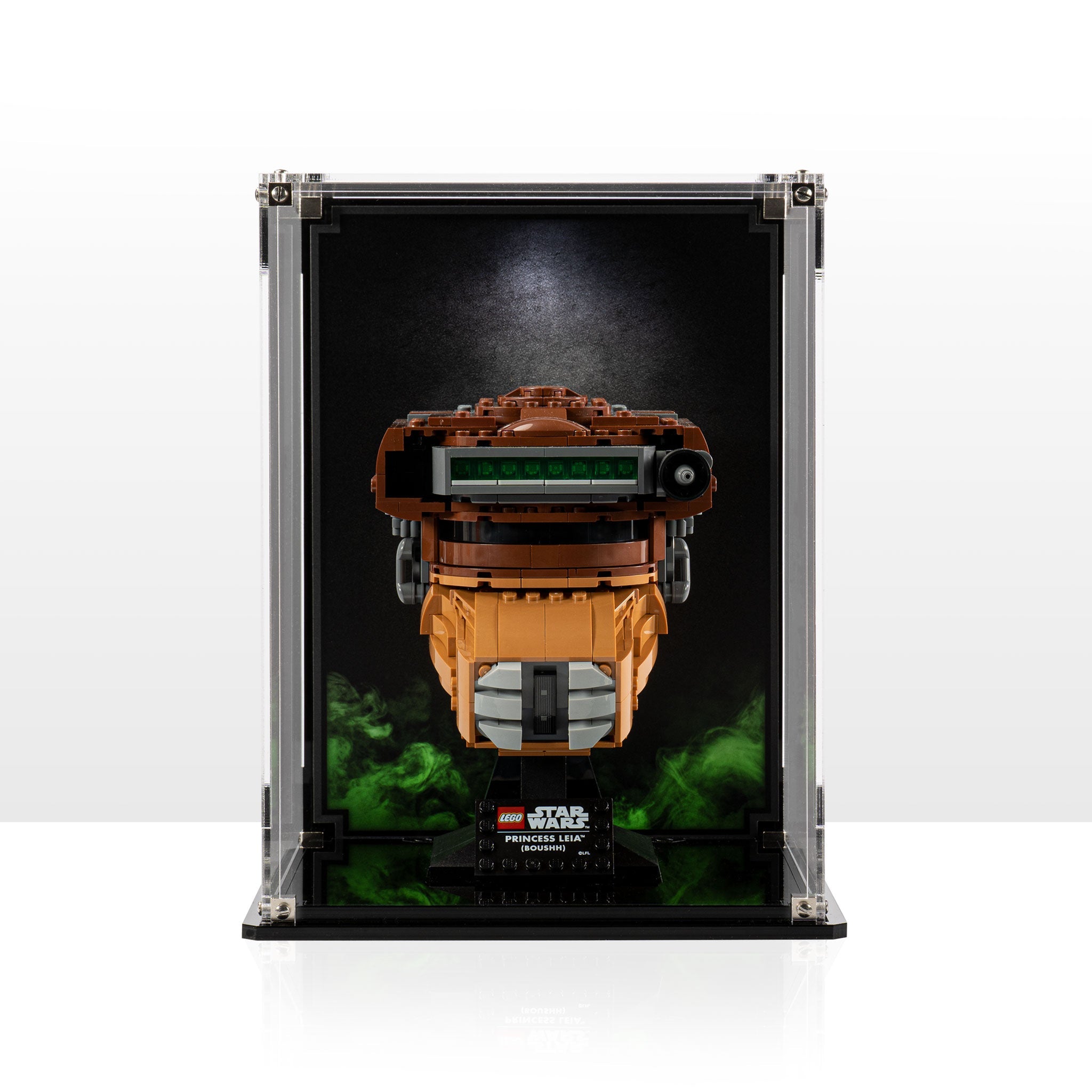 Display Case for LEGO® Star Wars Princess Leia Boushh Helmet (75351)
