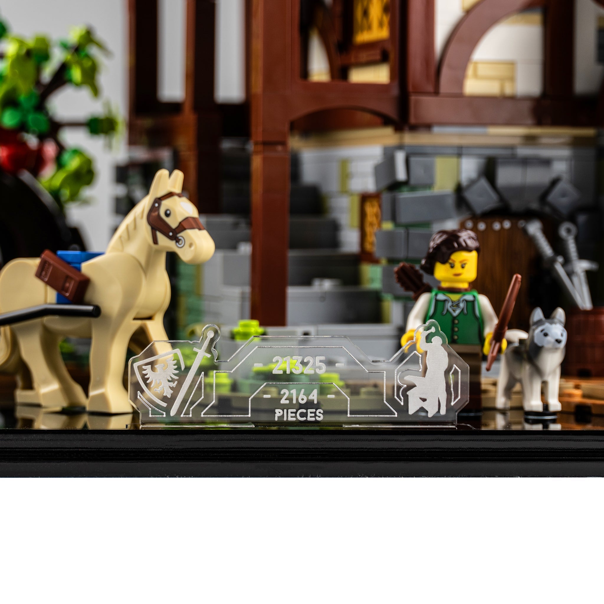 Display Case for LEGO® Ideas: Medieval Blacksmith (21325)