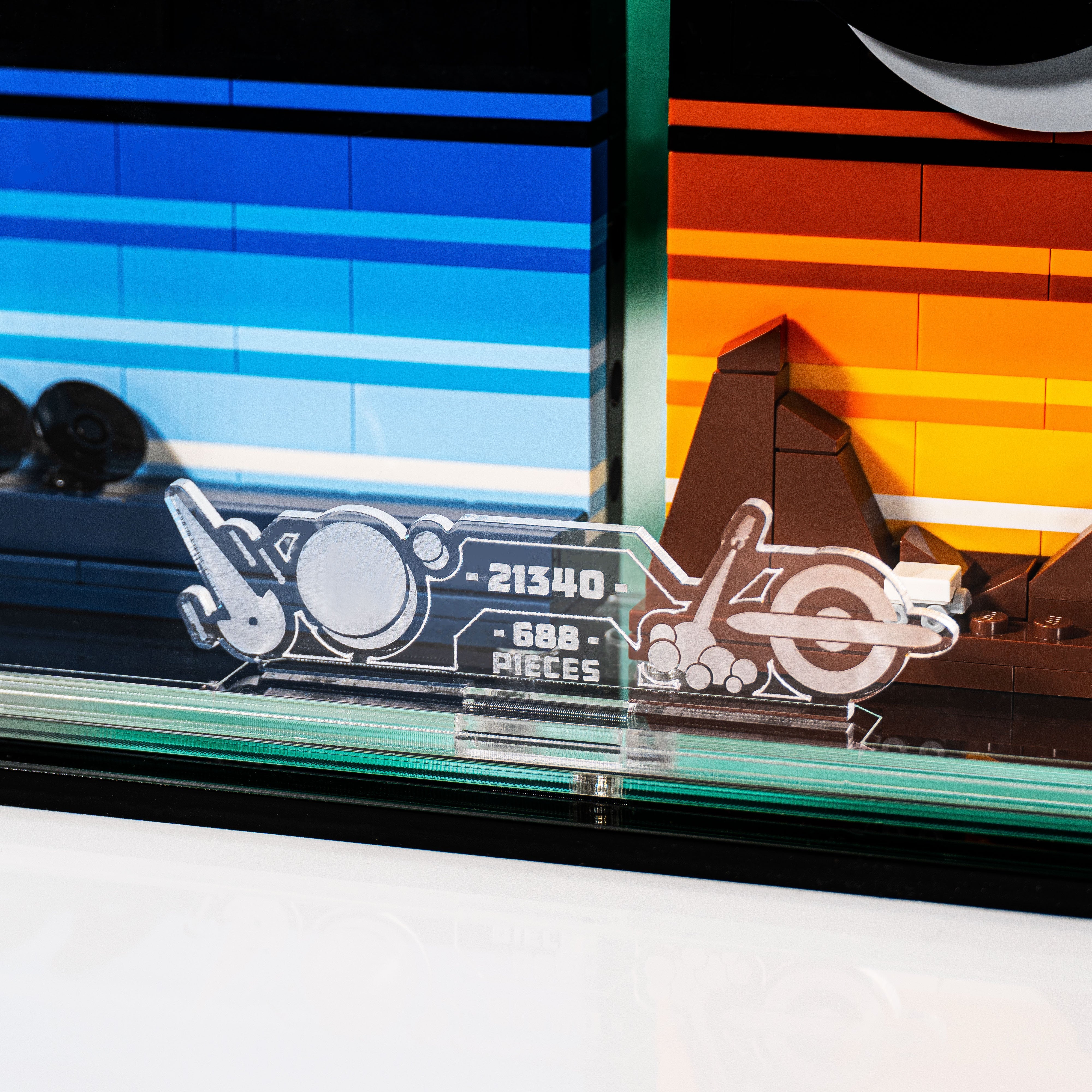 Wall Mounted Display Case for LEGO® Ideas: Tales of the Space Age (21340)