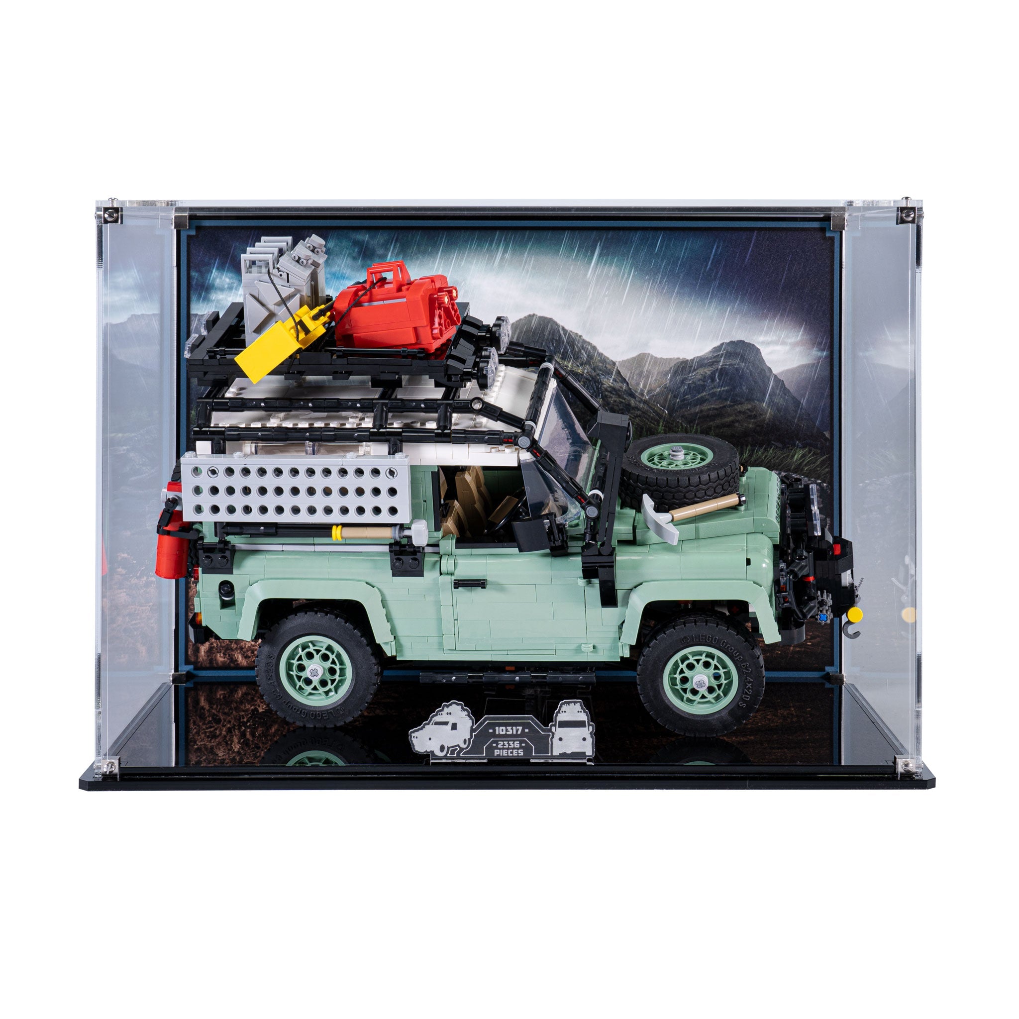 Display Case for LEGO® Icons: Land Rover Classic Defender 90 (10317)