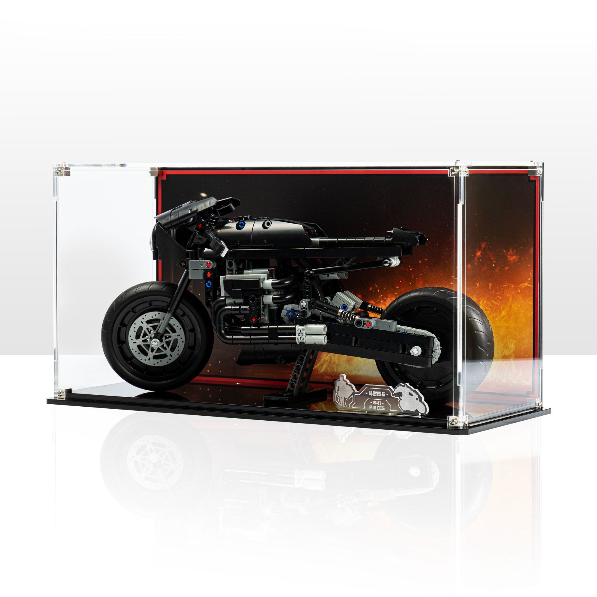 Display Case for LEGO® The Batman – Batcycle™ (42155)