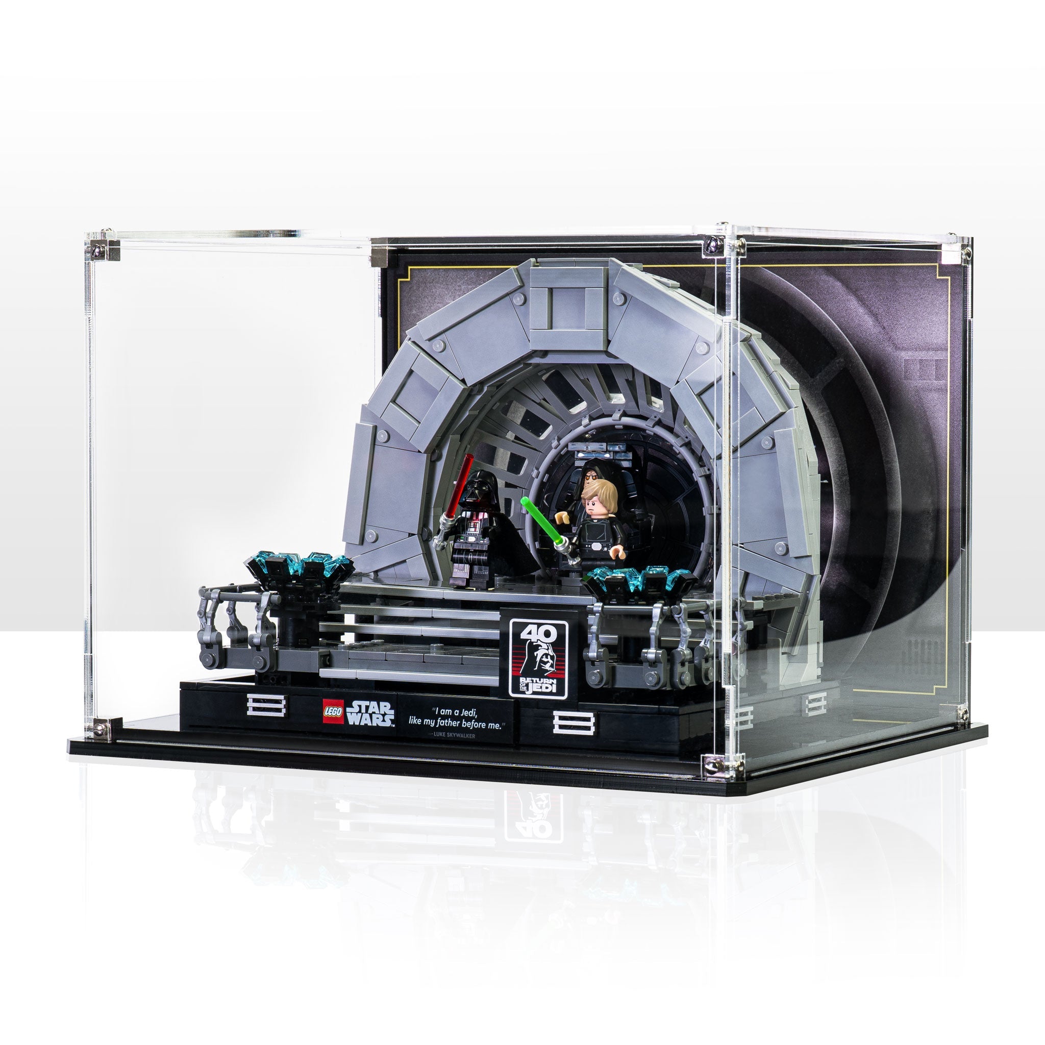 Display Case for LEGO® Star Wars: Emperor's Throne Room™ Diorama (75352)