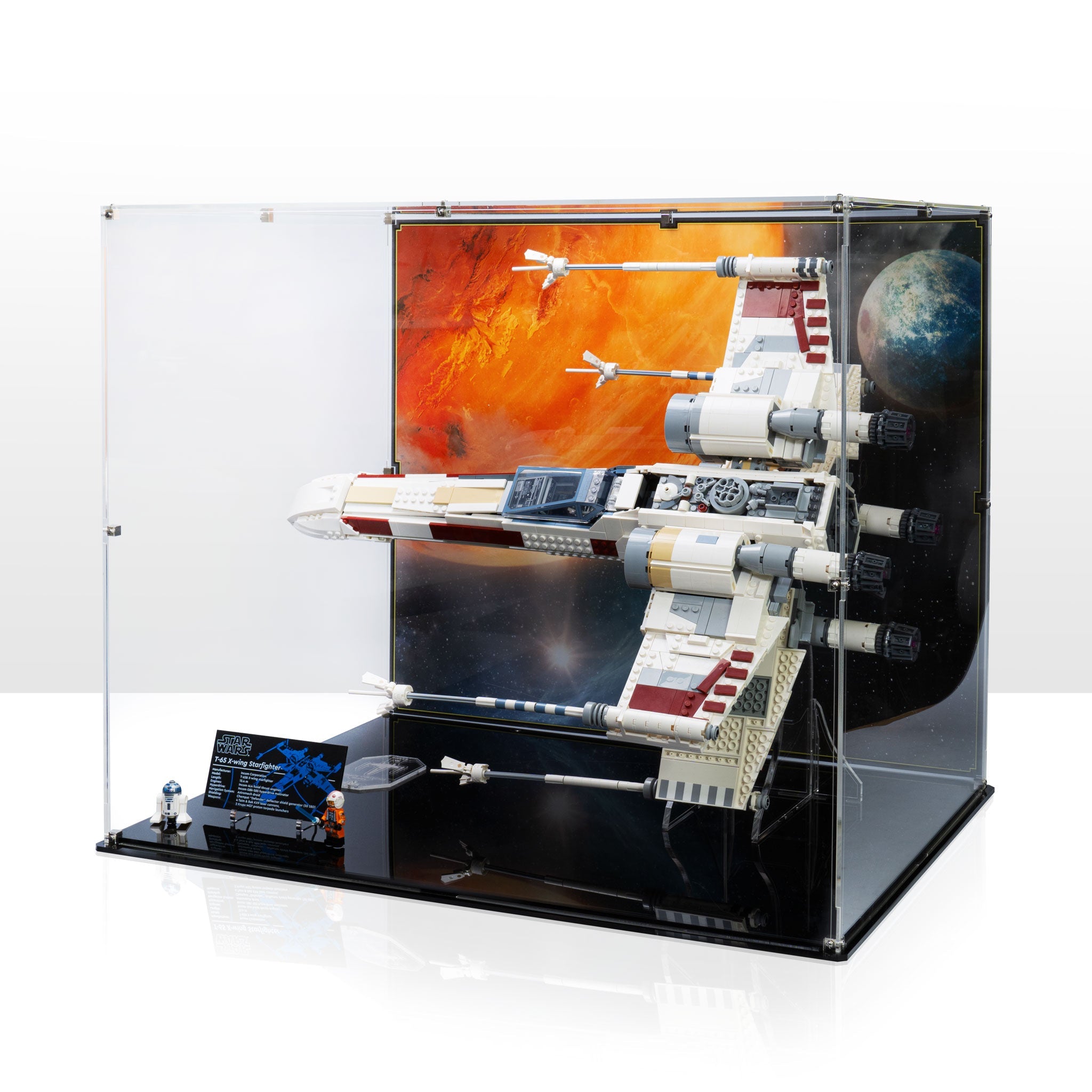 Display Case for LEGO® Star Wars: X-Wing Starfighter™ (75355)
