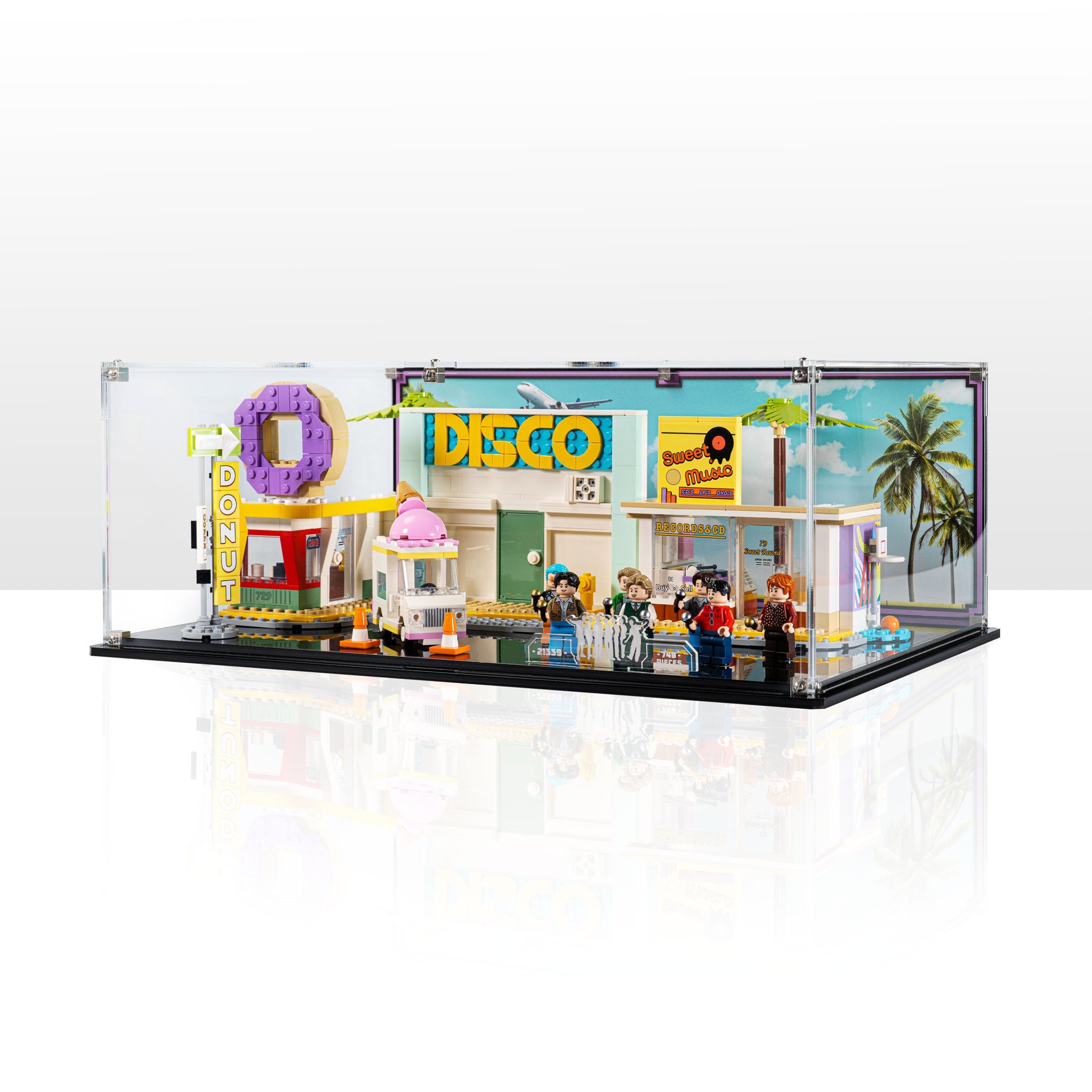 Display Case for LEGO® Ideas: BTS Dynamite (21339)