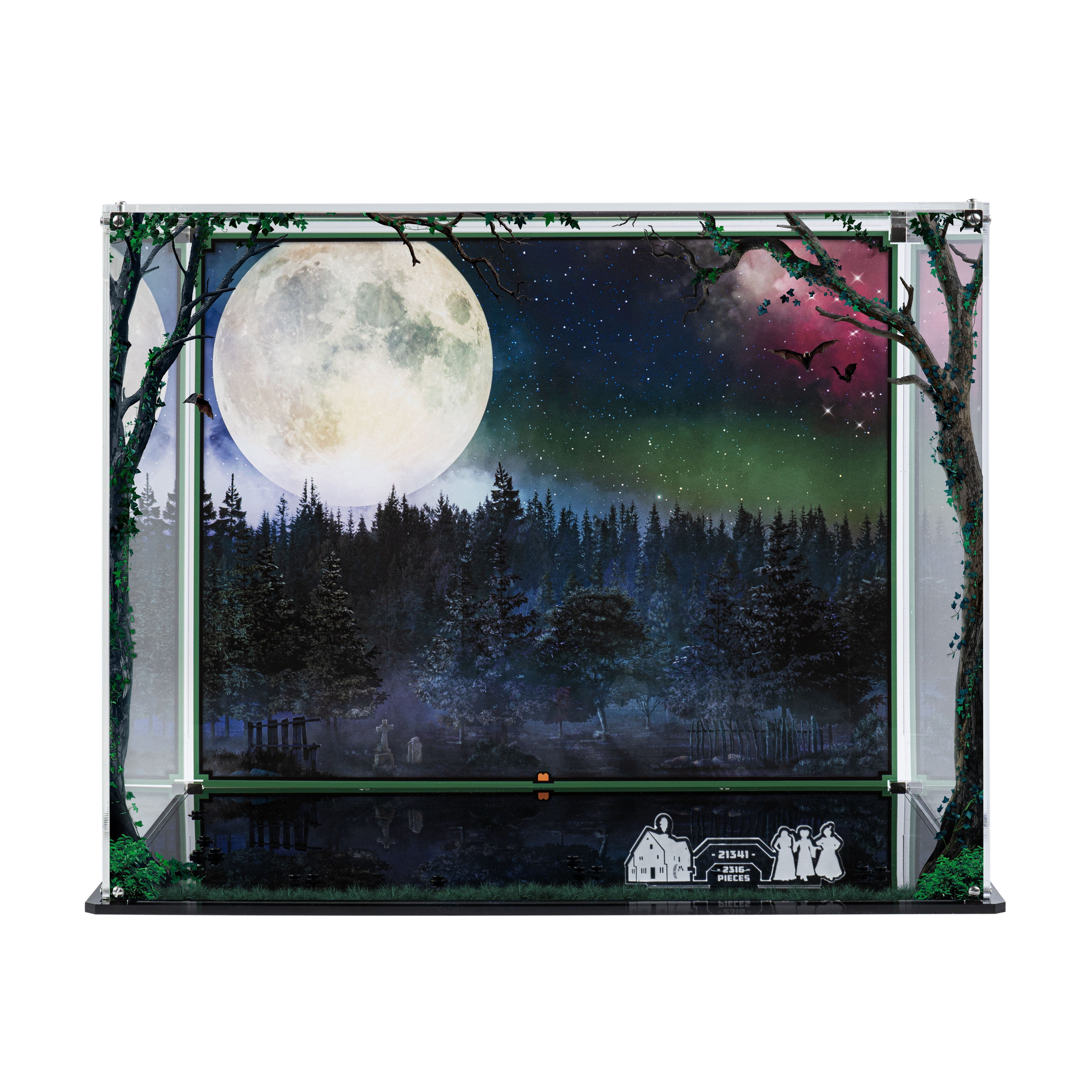 Display Case for LEGO® Ideas Disney Hocus Pocus: Sanderson Sisters' Cottage (21341)