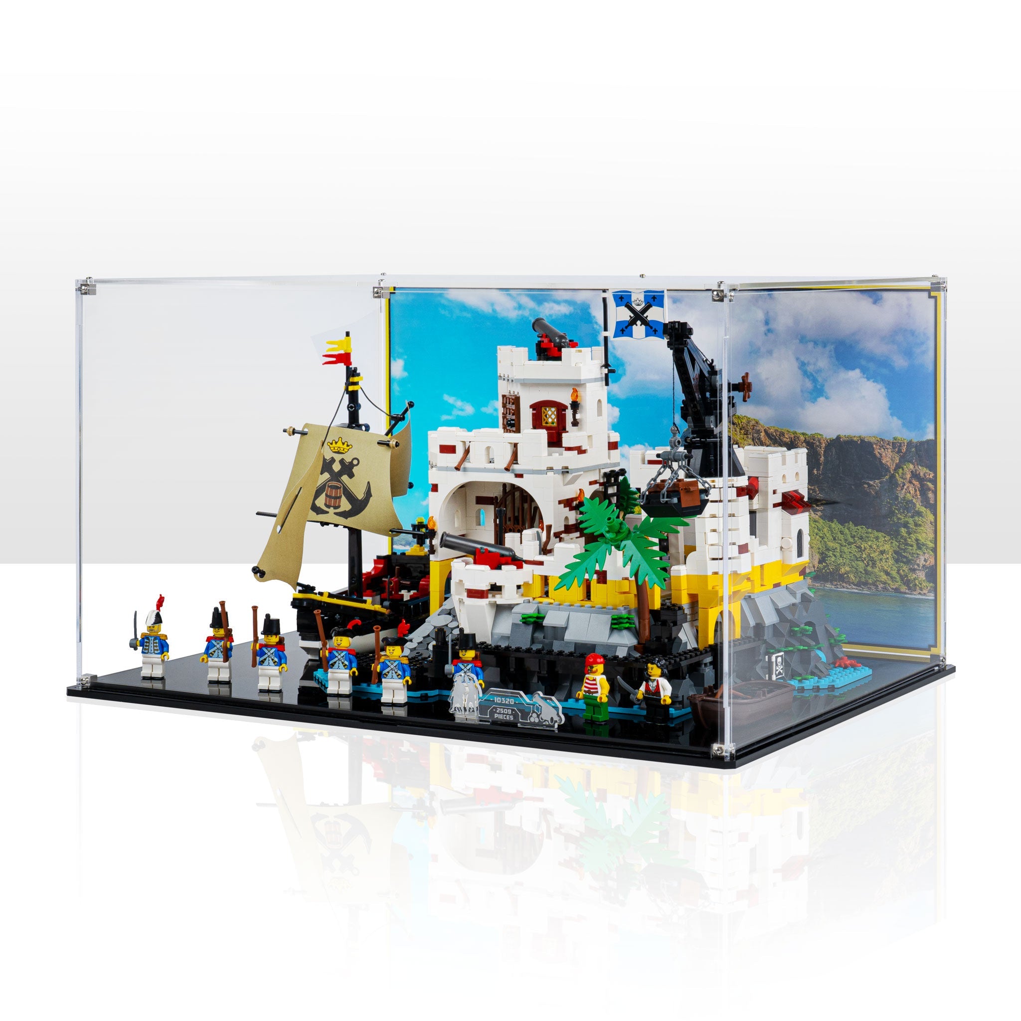 Display Case for LEGO® Icons Eldorado Fortress (10320)