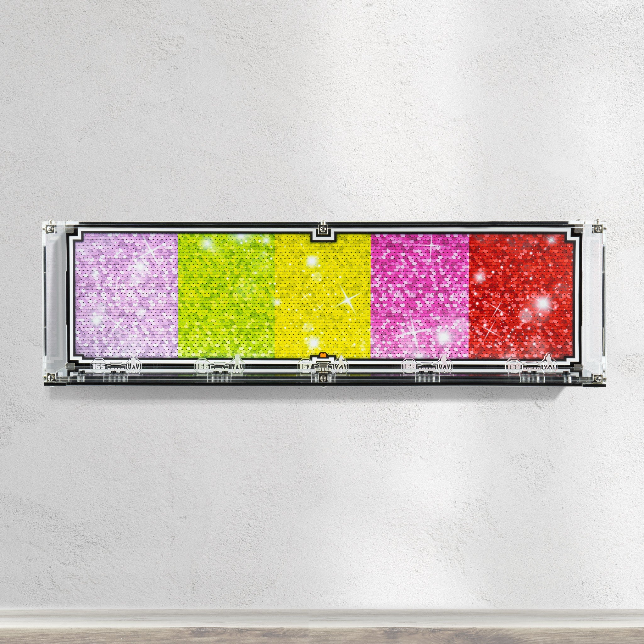 Wall Mounted Display Case for LEGO® Brickheadz Spice Girls Tribute (40548)