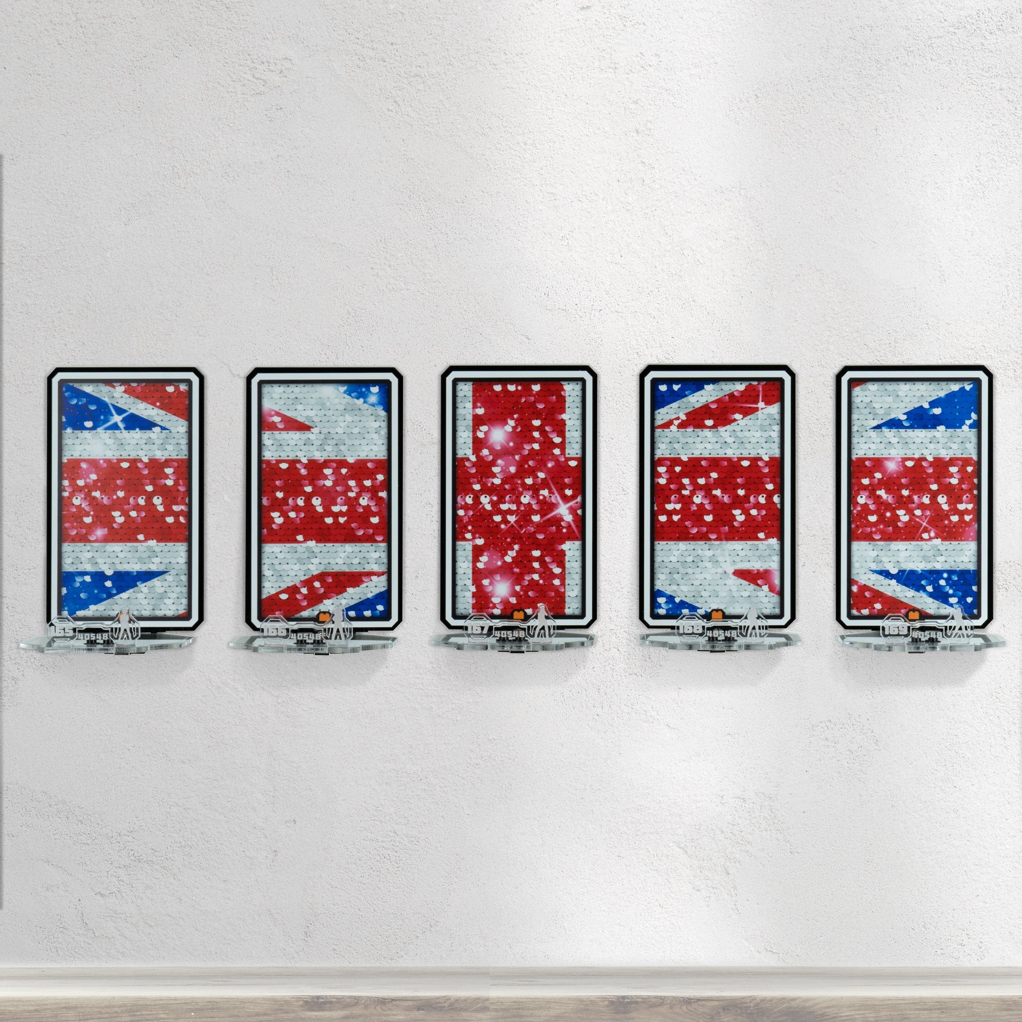 Wall Mounted Display for LEGO® Brickheadz Spice Girls Tribute (40548)
