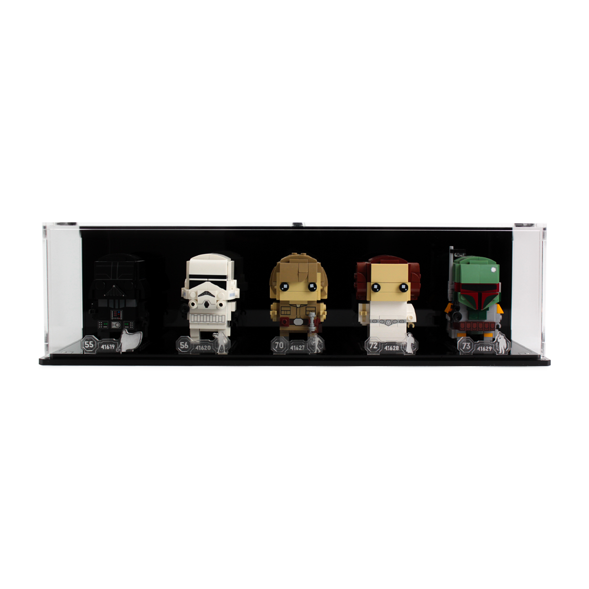 Display Case for five LEGO® Brickheadz