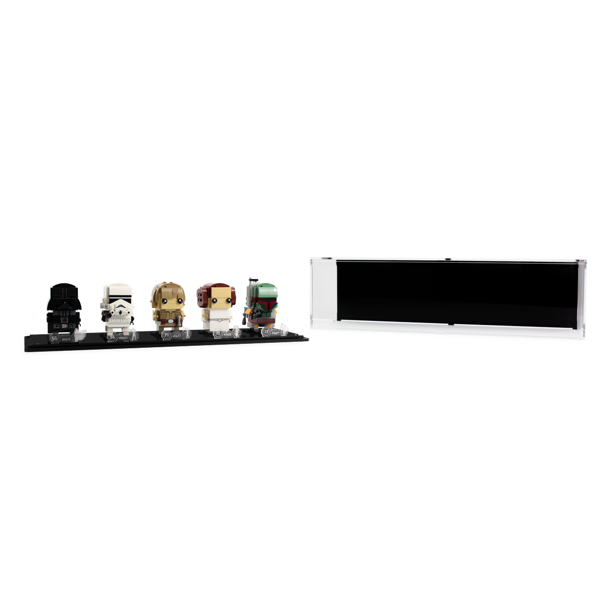 Display Case for five LEGO® Brickheadz