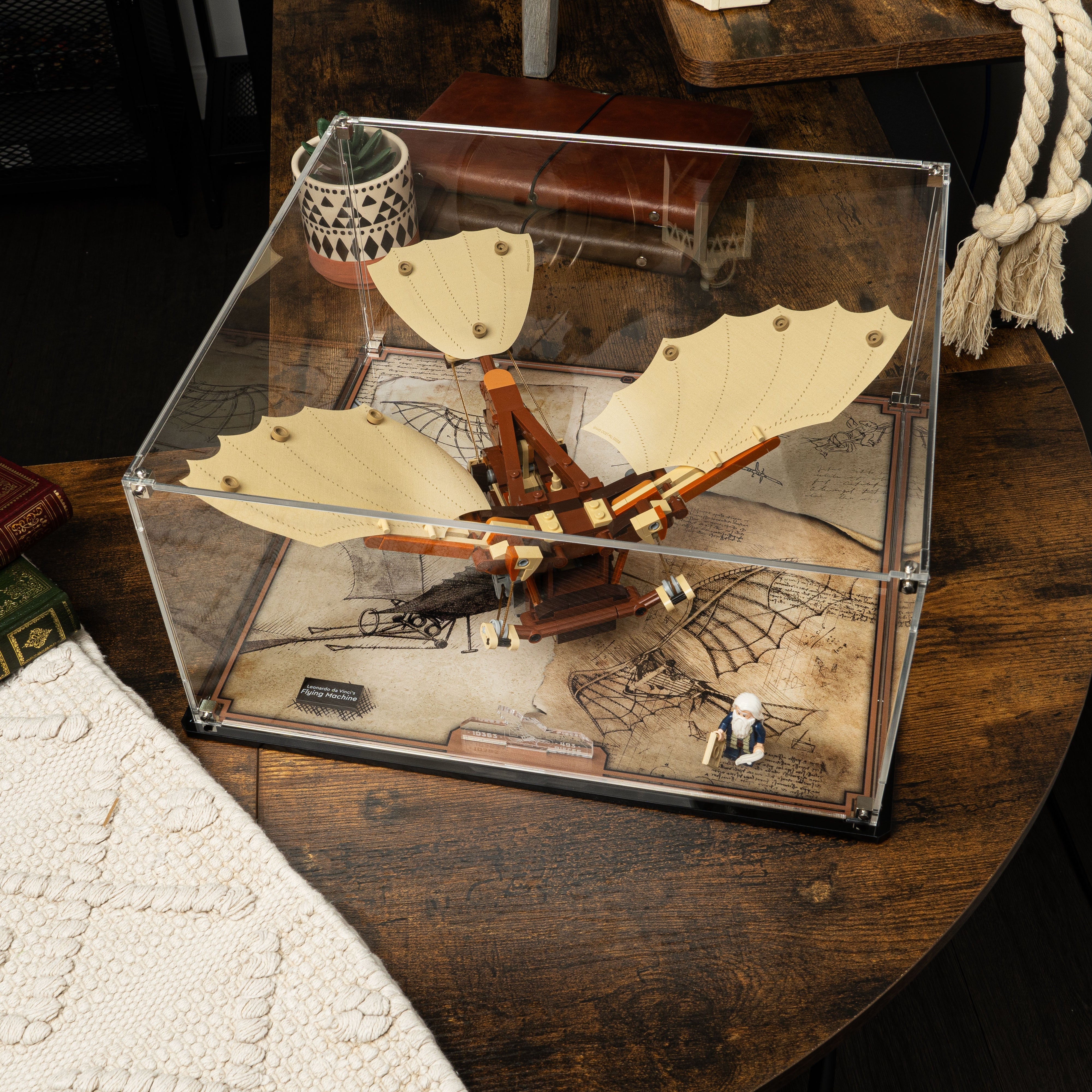 Display Case for LEGO® Icons: Leonardo da Vinci's Flying Machine (10363)