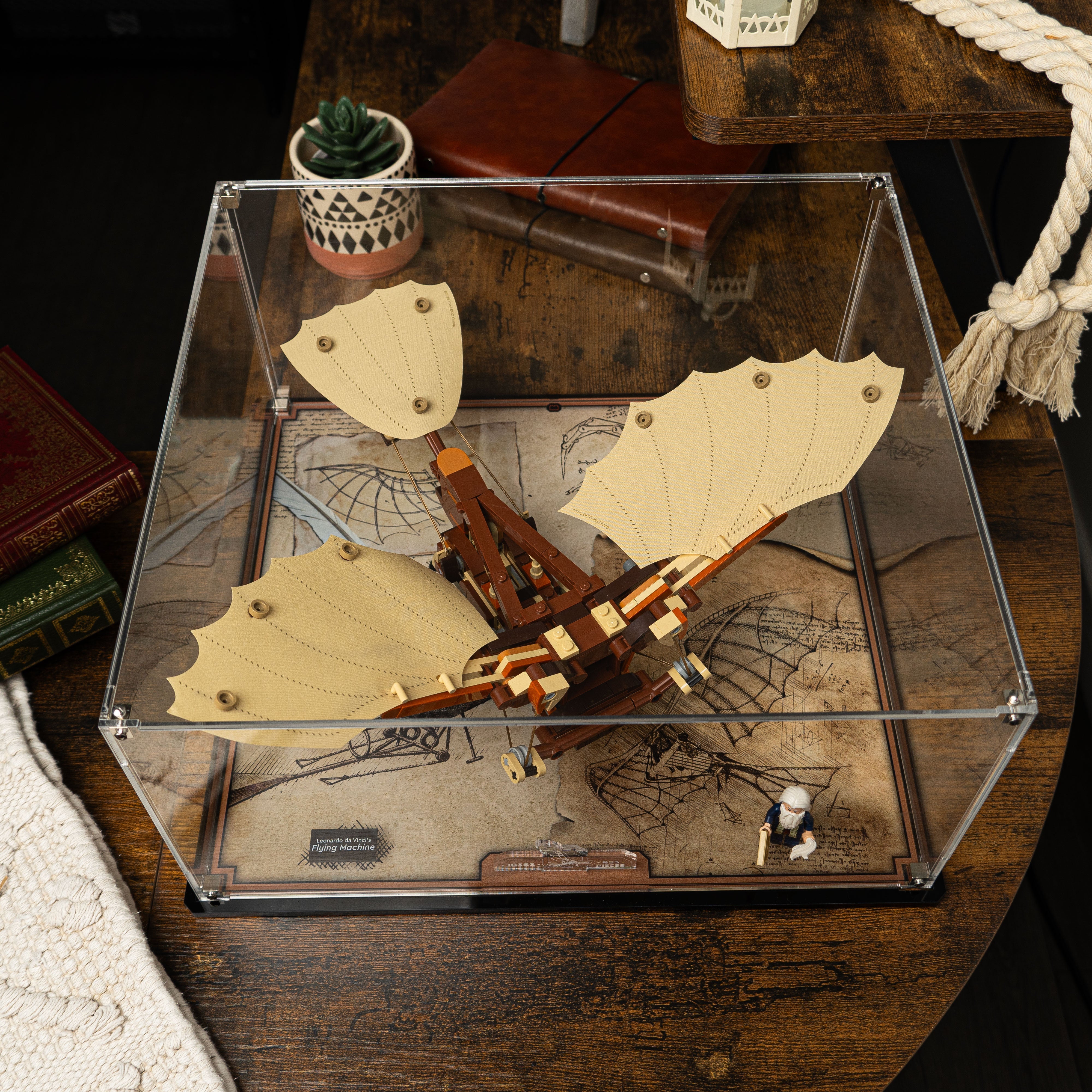 Display Case for LEGO® Icons: Leonardo da Vinci's Flying Machine (10363)