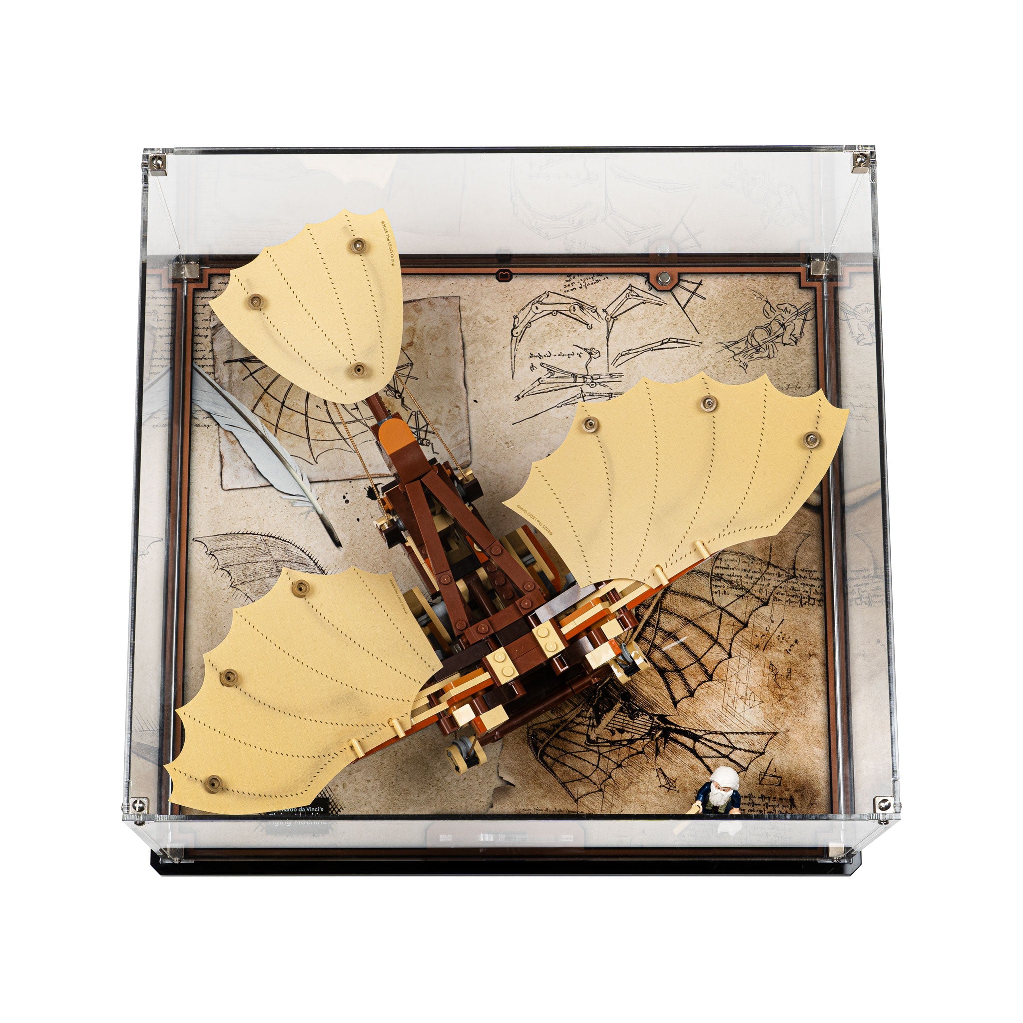 Display Case for LEGO® Icons: Leonardo da Vinci's Flying Machine (10363)