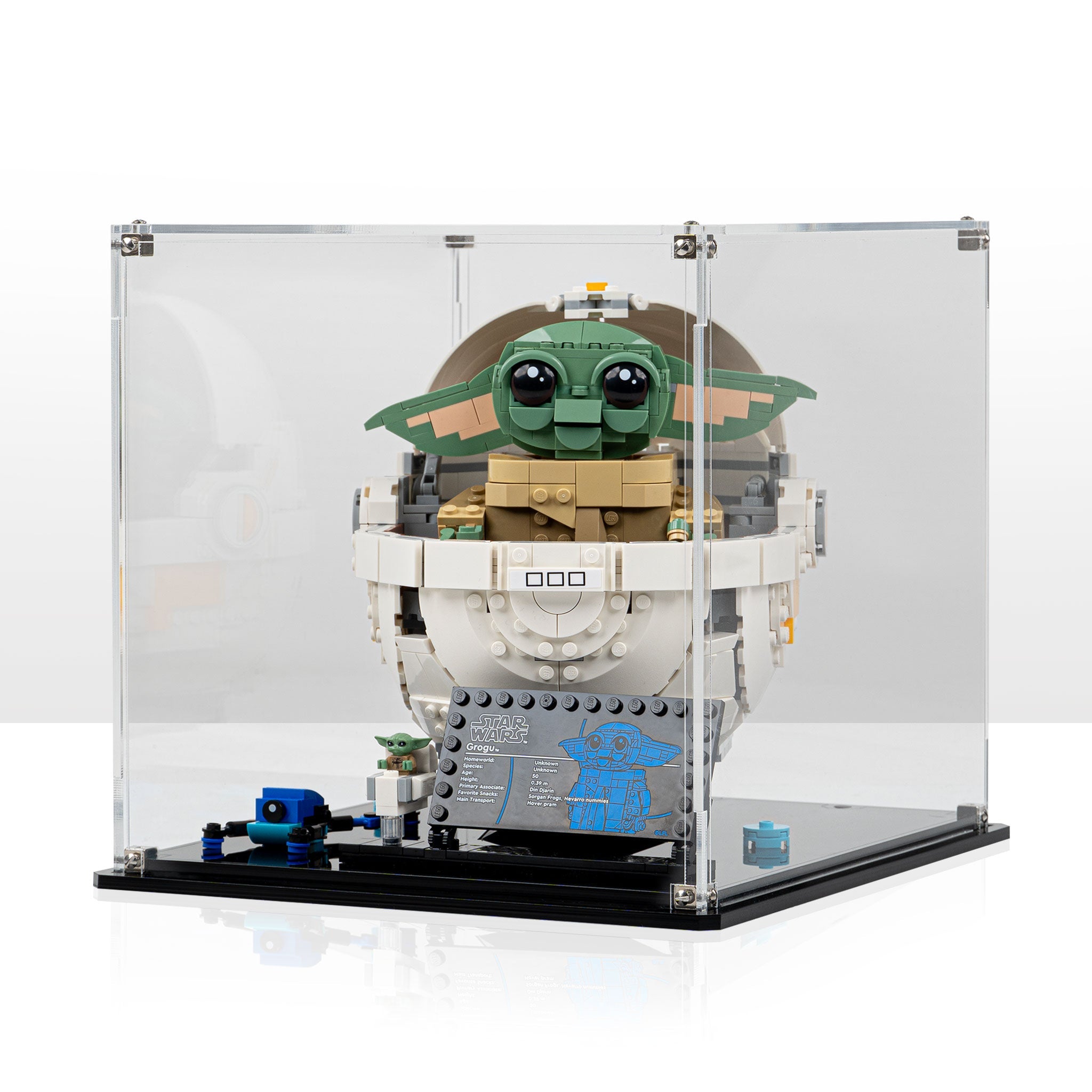Display Case for LEGO® Star Wars: Grogu with Hover Pram (75403)