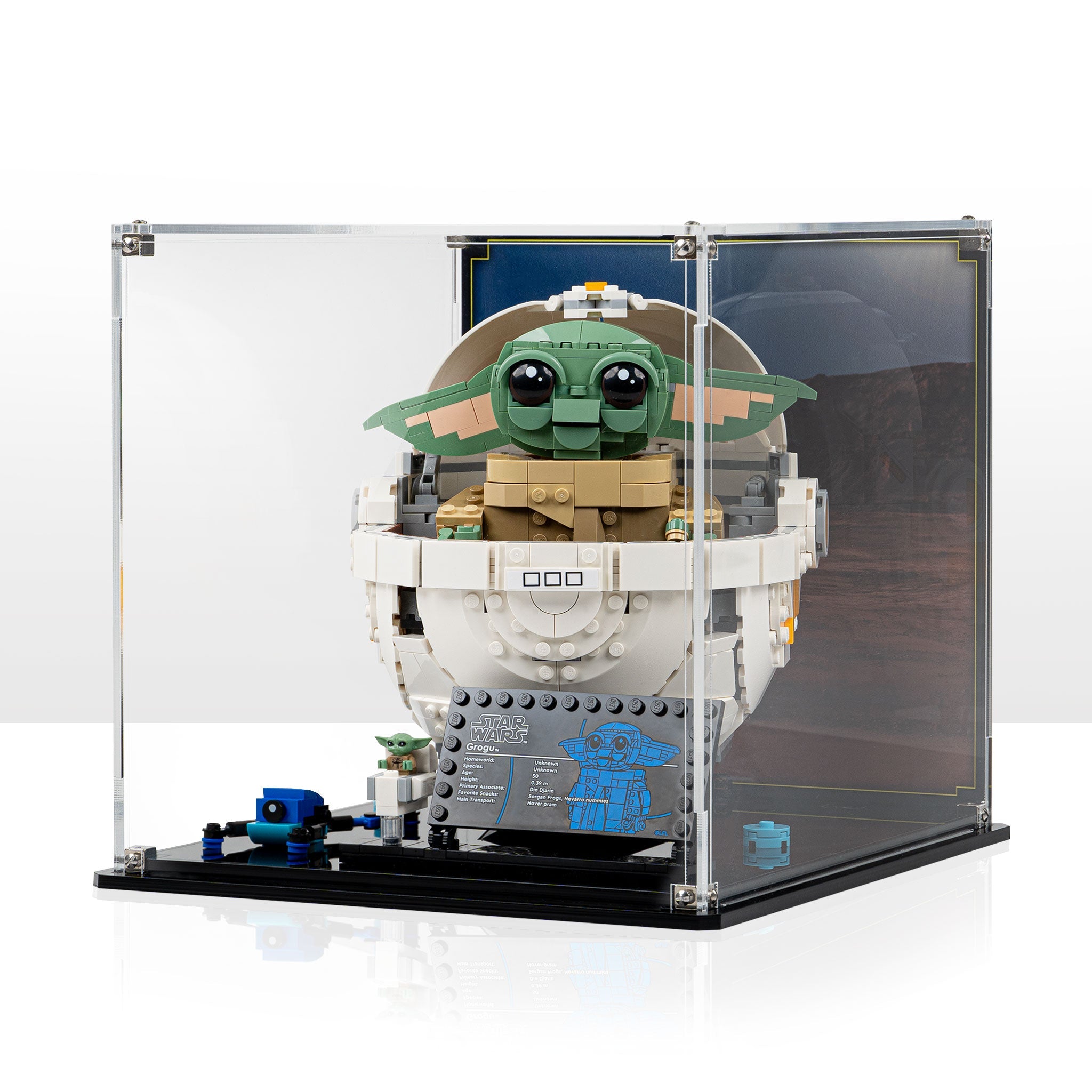 Display Case for LEGO® Star Wars: Grogu with Hover Pram (75403)