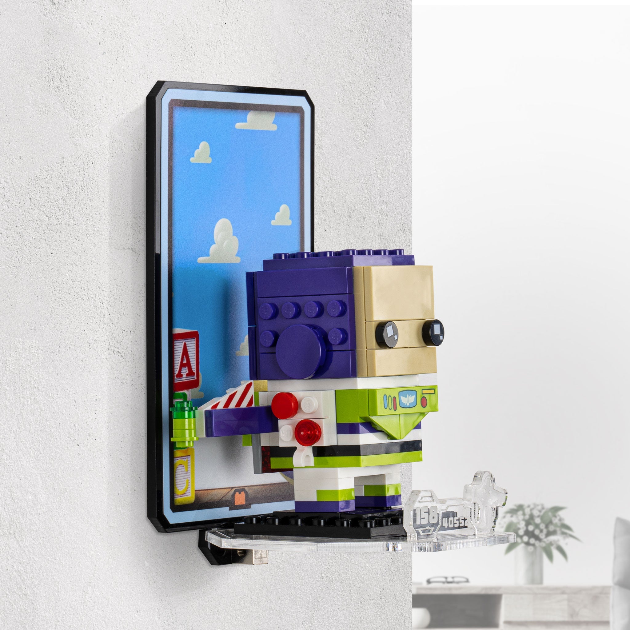 Wall Mounted Display for LEGO® Brickheadz Buzz Lightyear (40552)