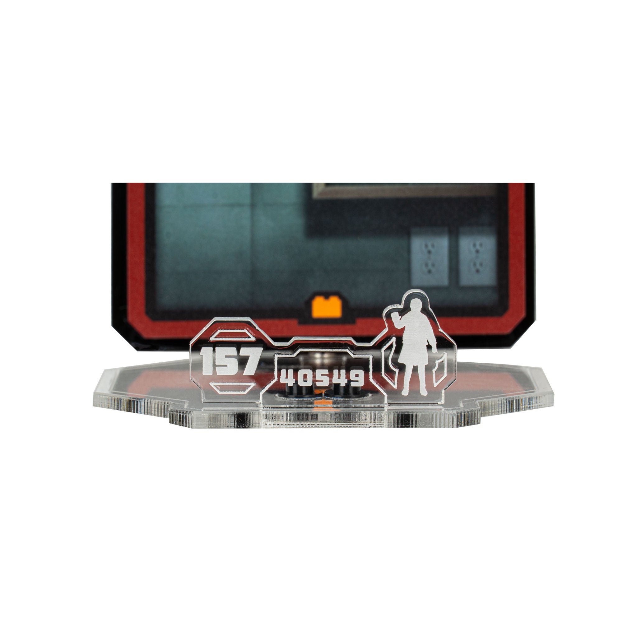 Wall Mounted Display for LEGO® Brickheadz Demogorgan & Eleven (40549)