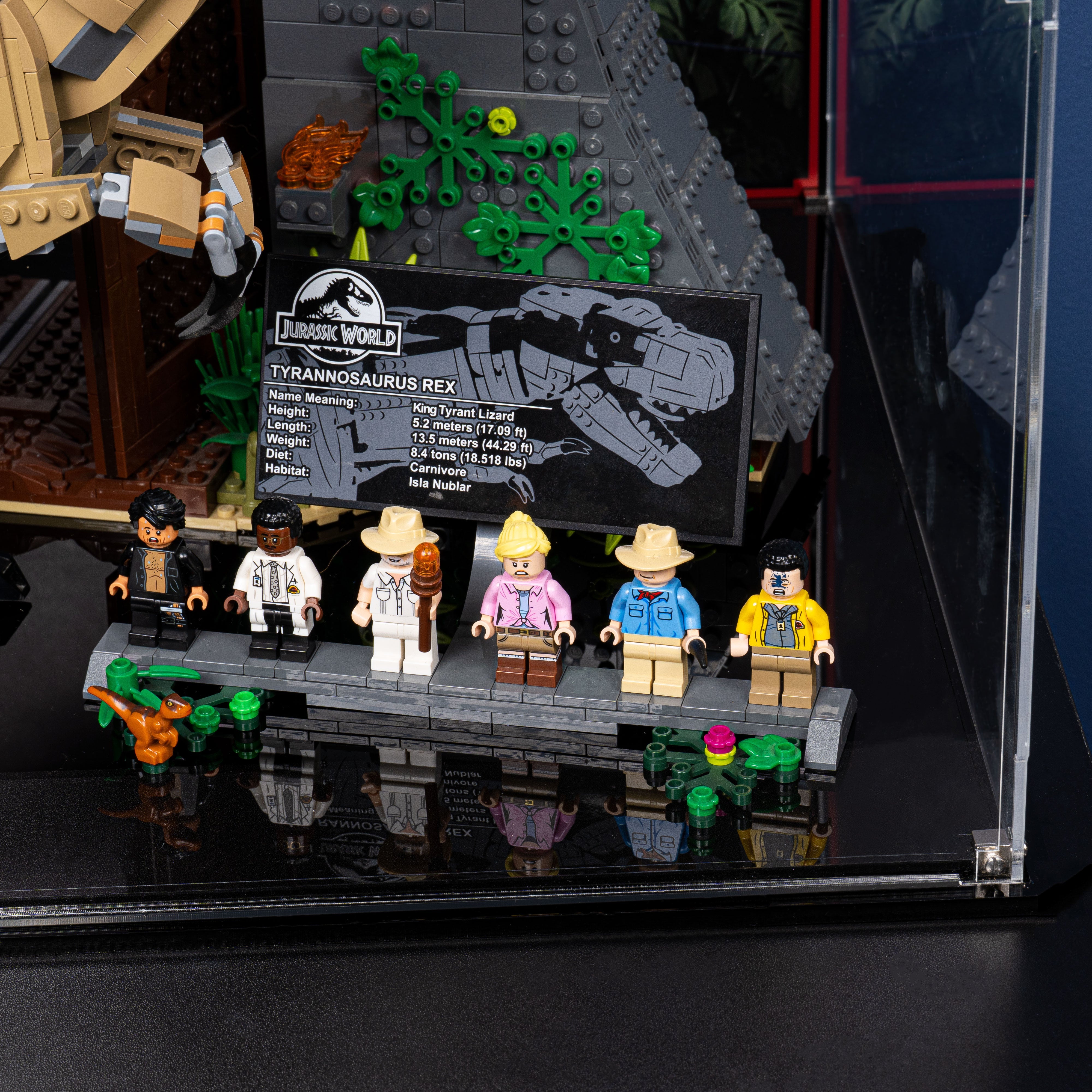 Display Case for LEGO® Jurassic Park: T. rex Rampage (75936)