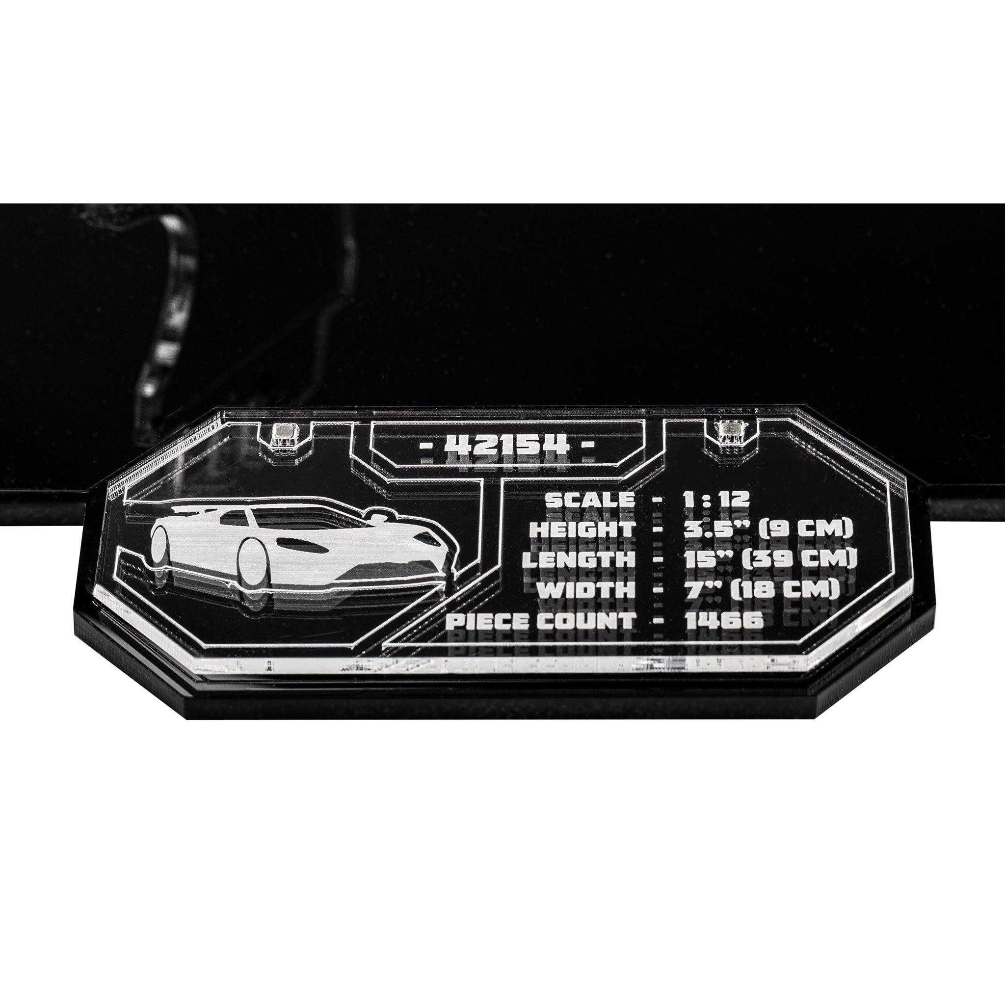 Display Stand for LEGO® Technic: 2022 Ford GT (42154)