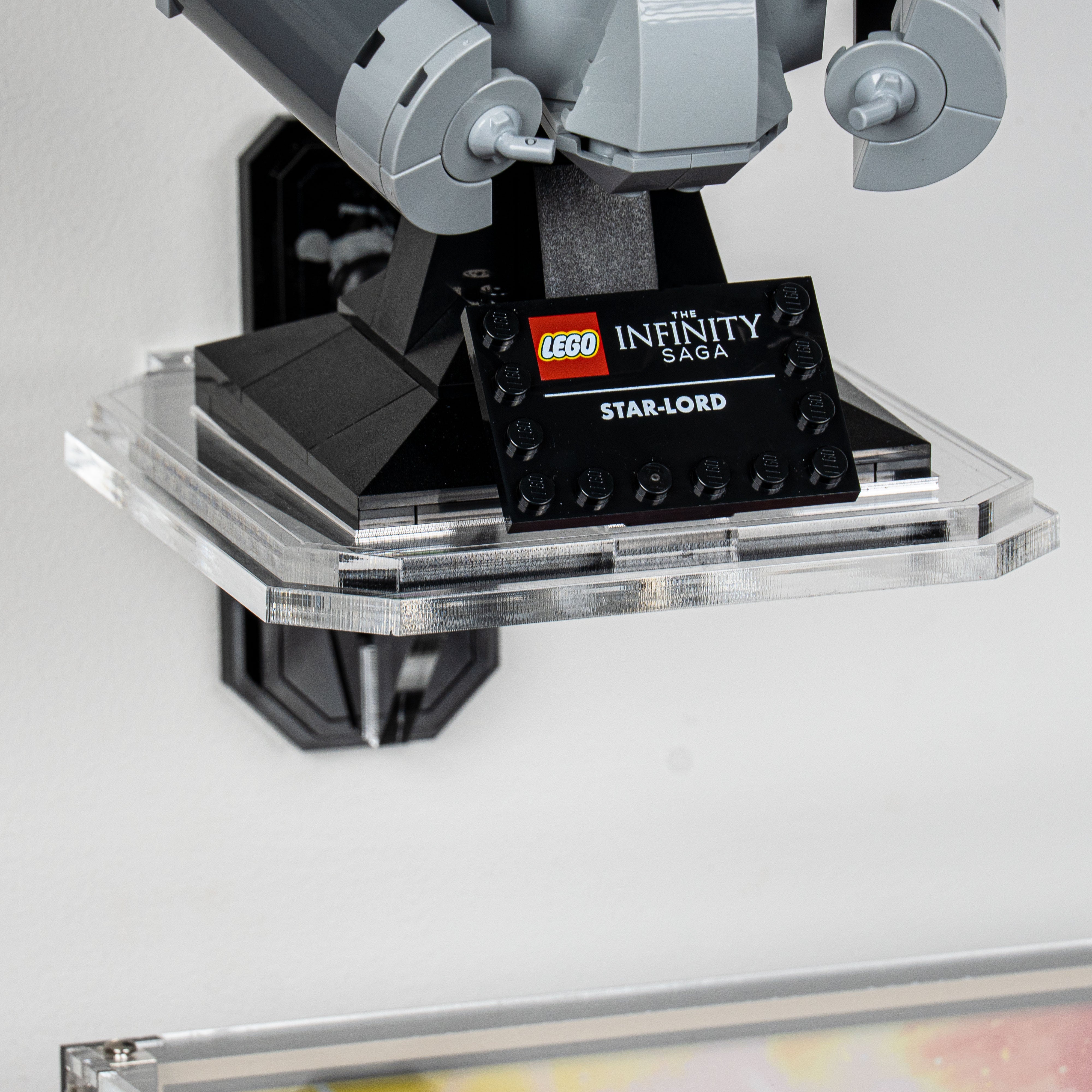 Wall Mounted Display for LEGO® Marvel Star-Lord's Helmet (76251)