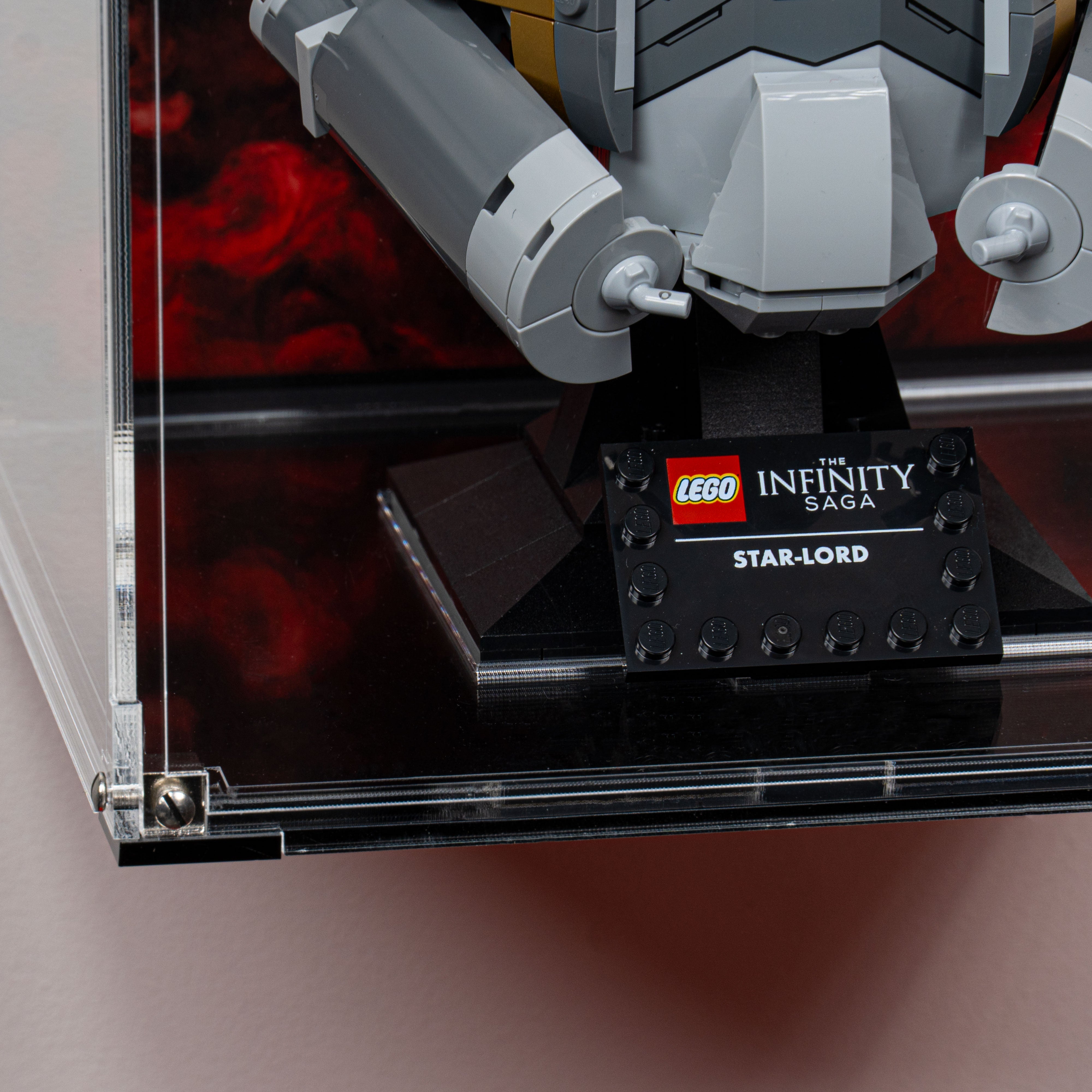 Wall Mounted Display Case for LEGO® Marvel Star-Lord's Helmet (76251)