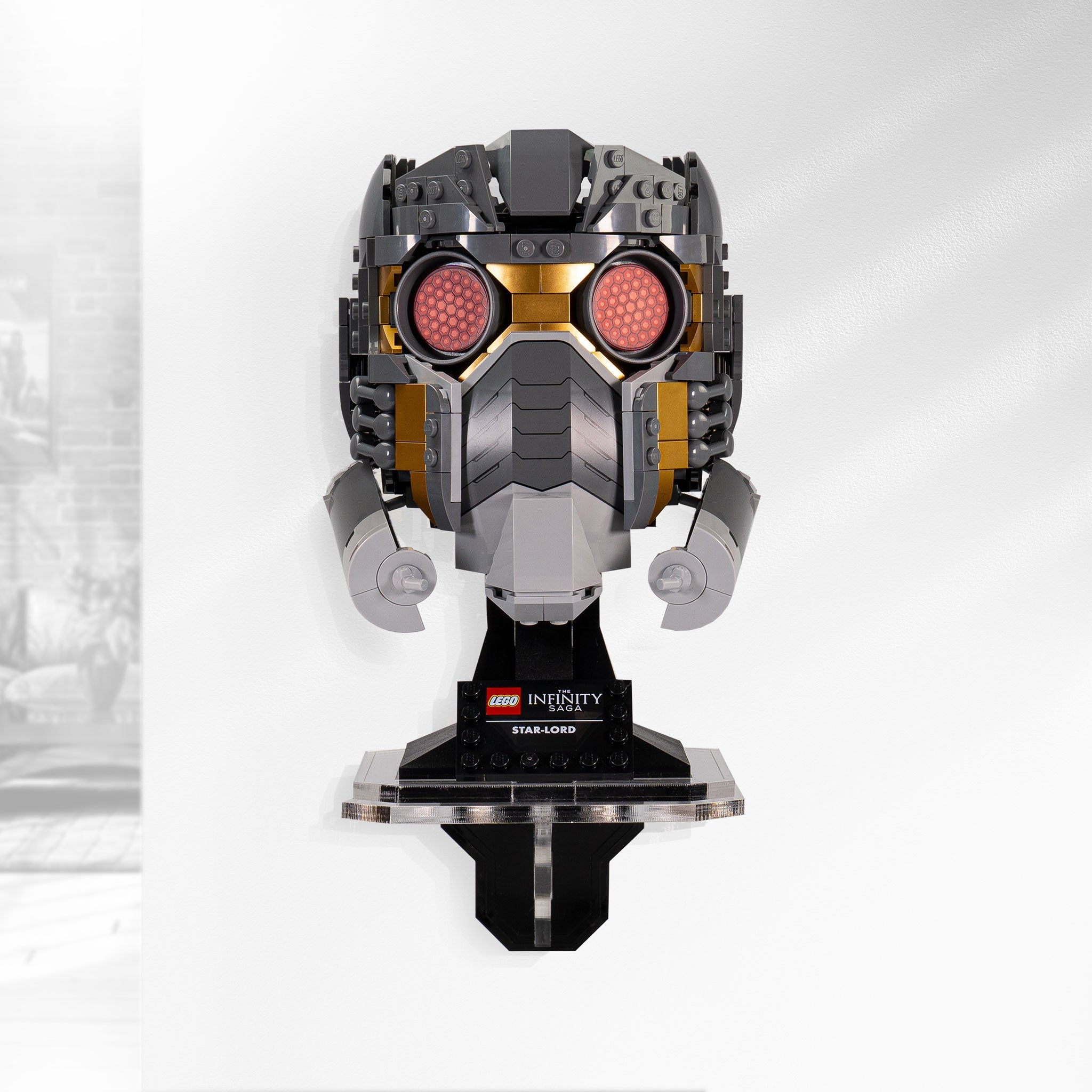 Wall Mounted Display for LEGO® Marvel Star-Lord's Helmet (76251)