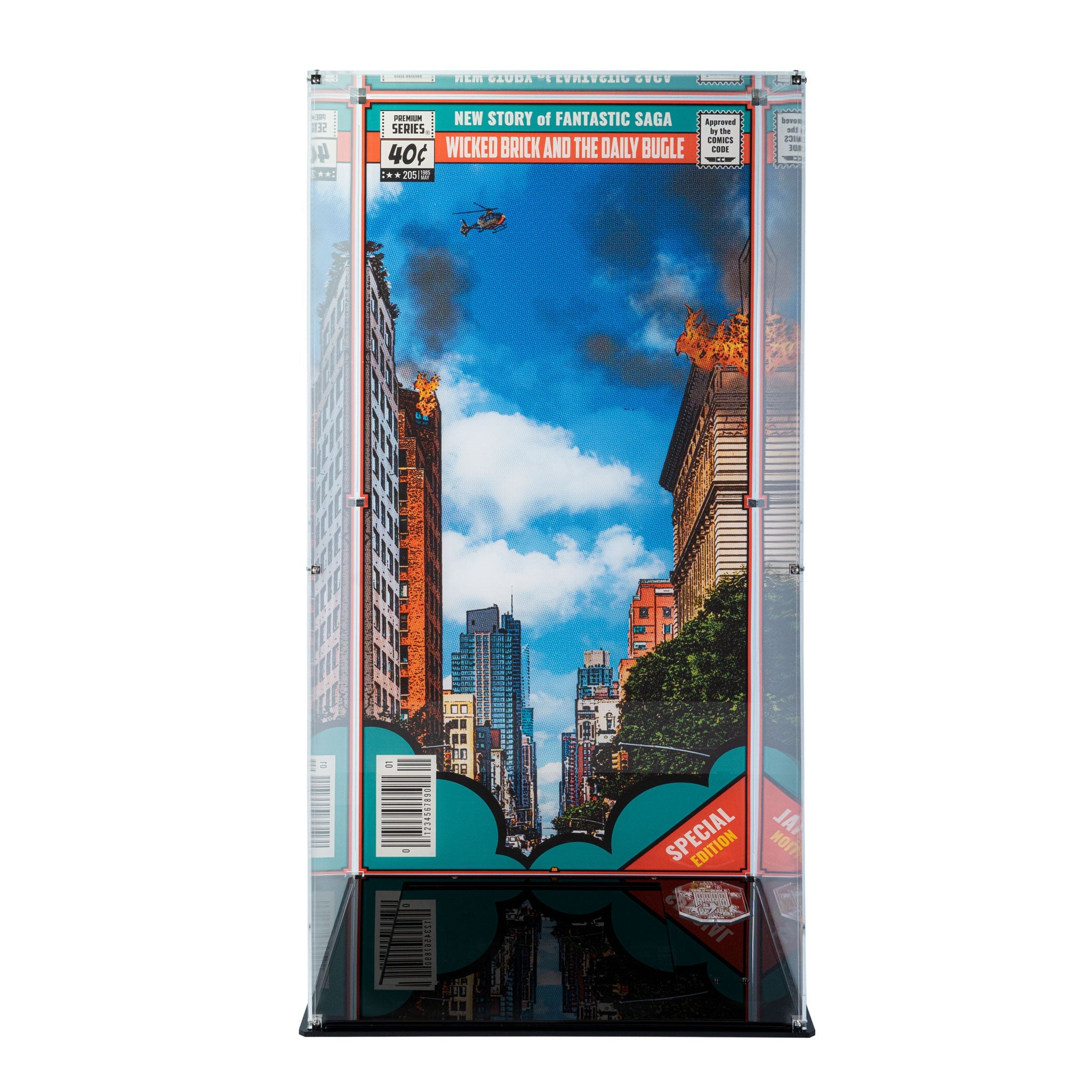Display Case for LEGO® Marvel: Daily Bugle (76178)