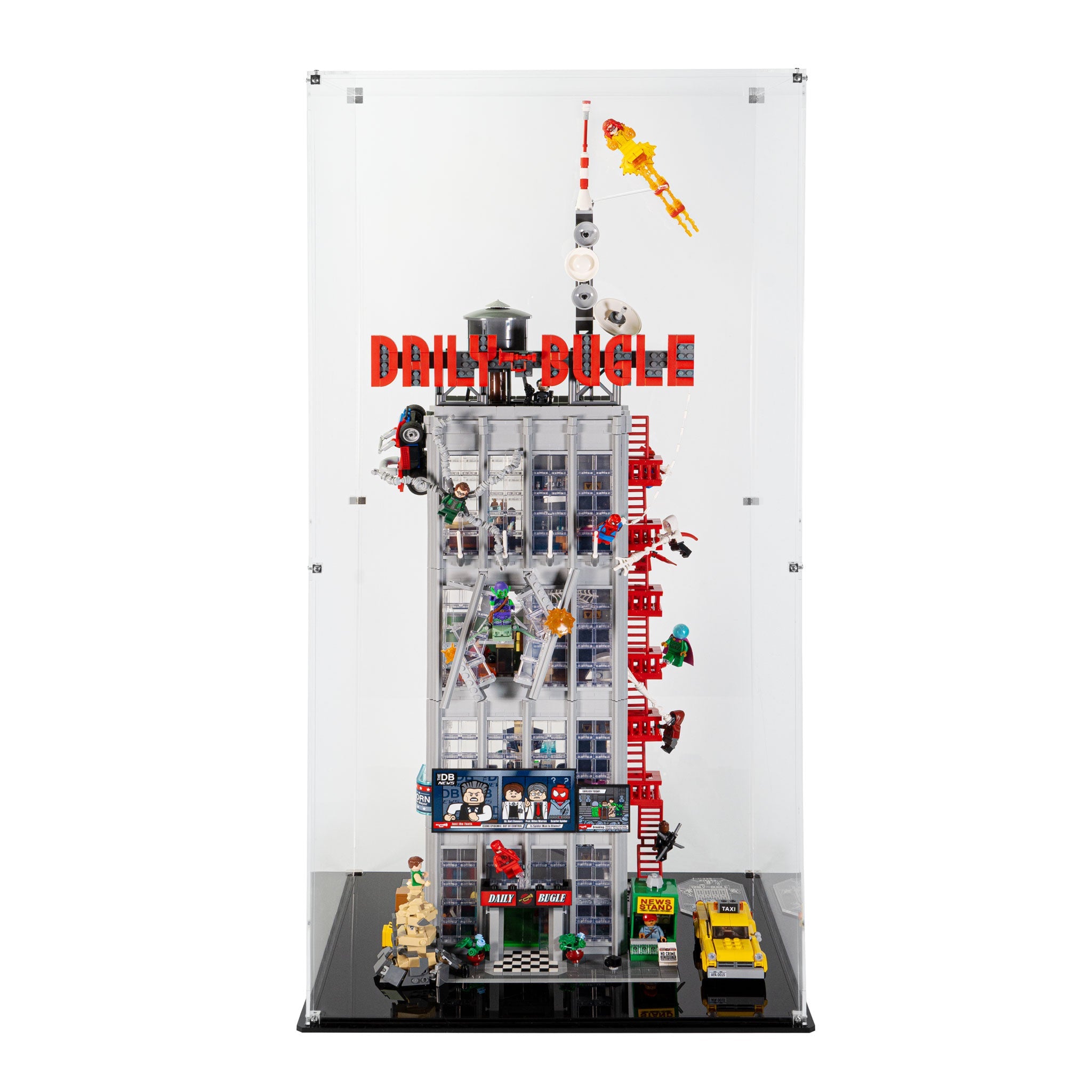 Display Case for LEGO® Marvel: Daily Bugle (76178)