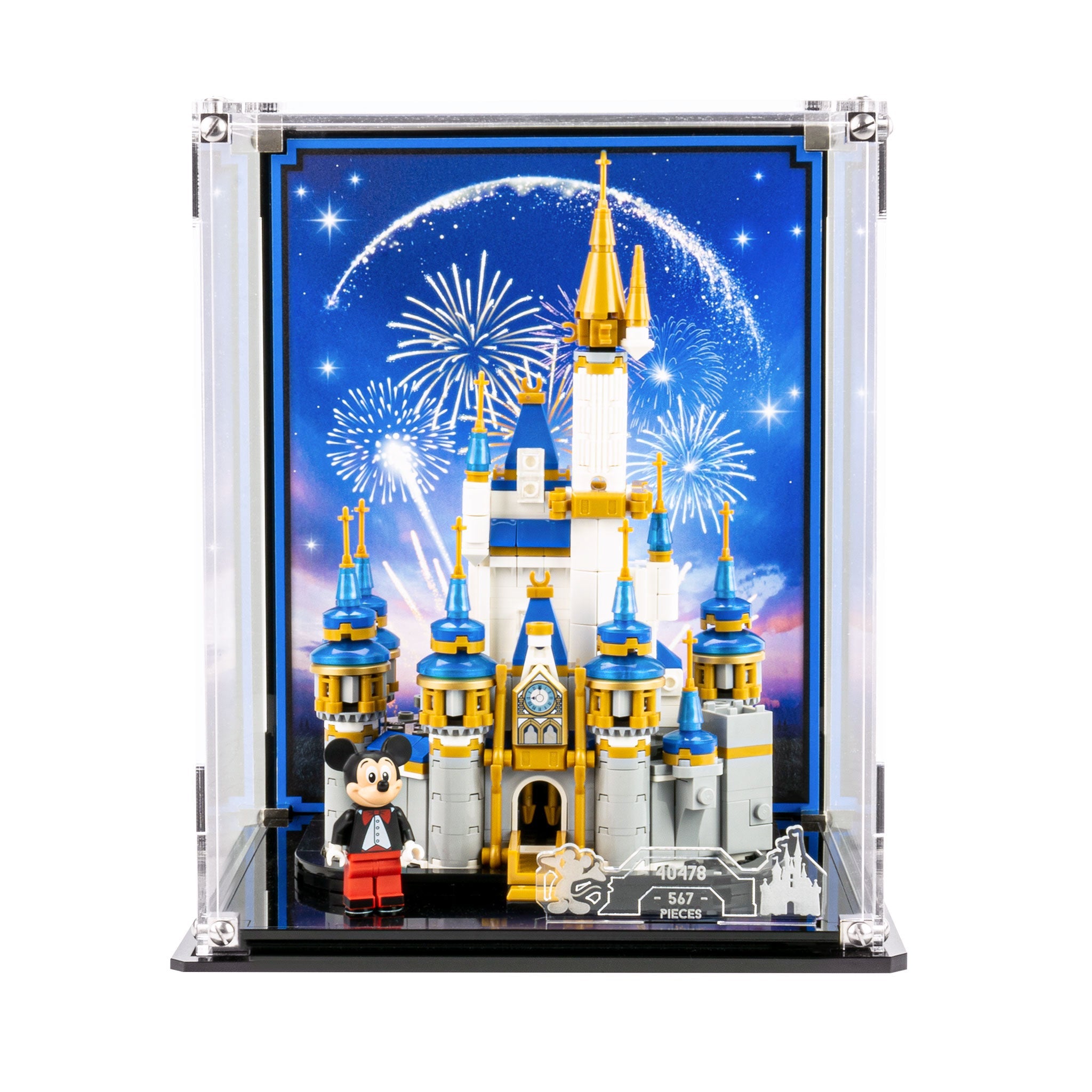 Display Case for LEGO® Mini Disney Castle (40478)
