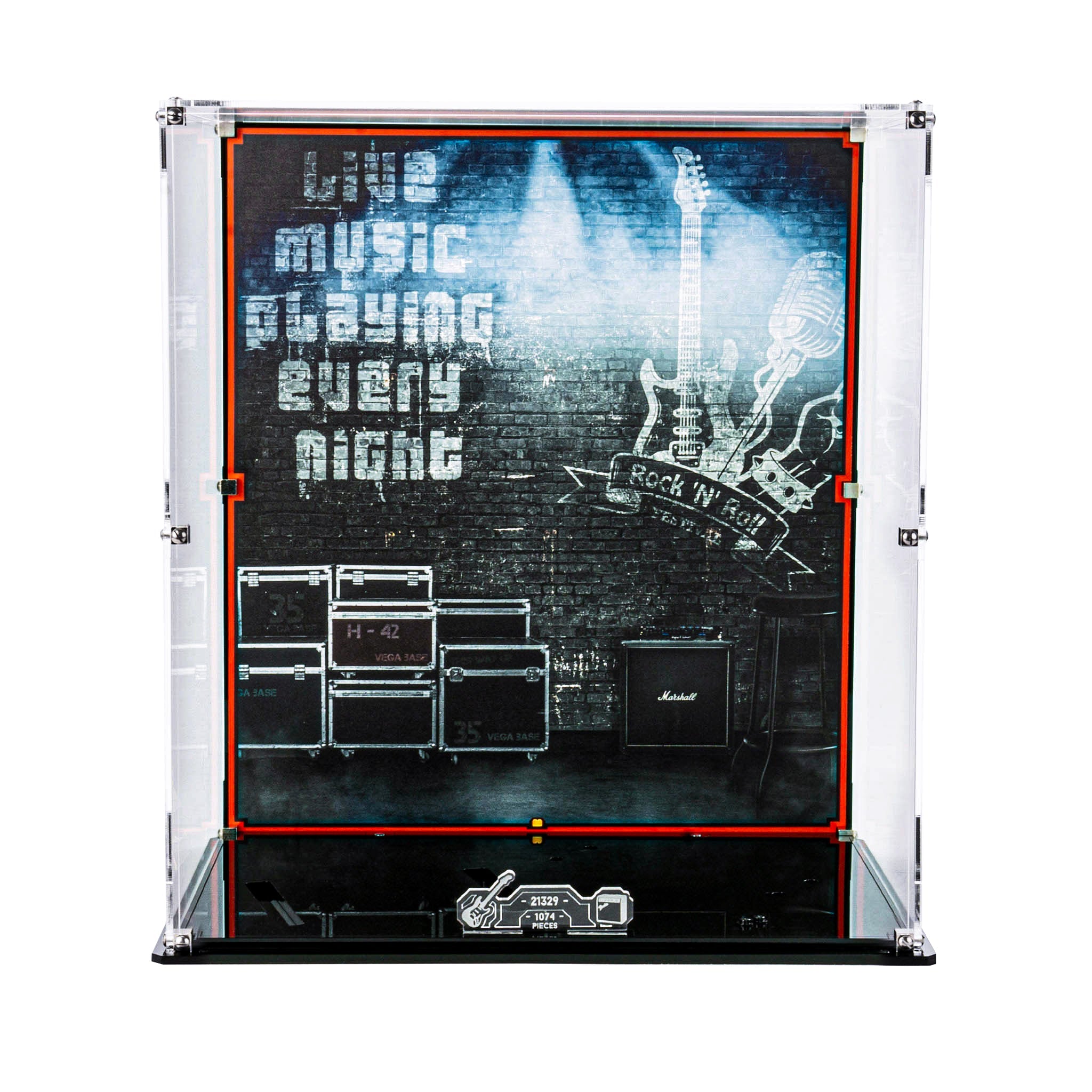 Display Case for LEGO® Ideas Fender® Stratocaster™ (21329)