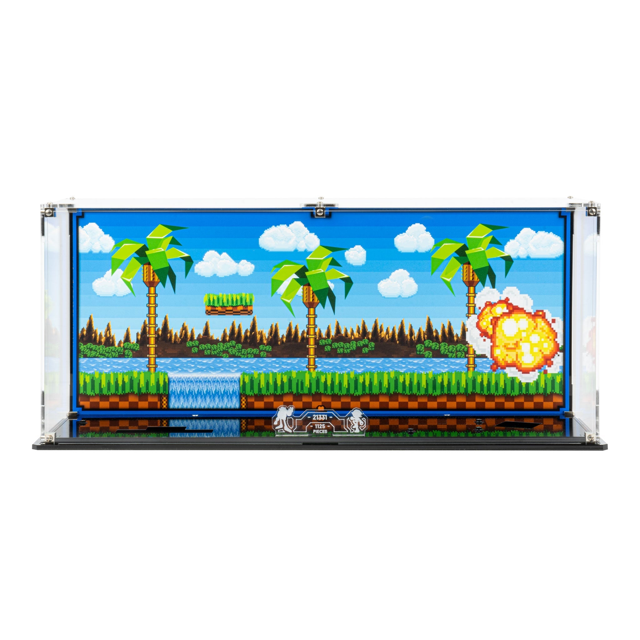 Display Case for LEGO® IDEAS: Sonic the Hedgehog™ – Green Hill Zone (21331)