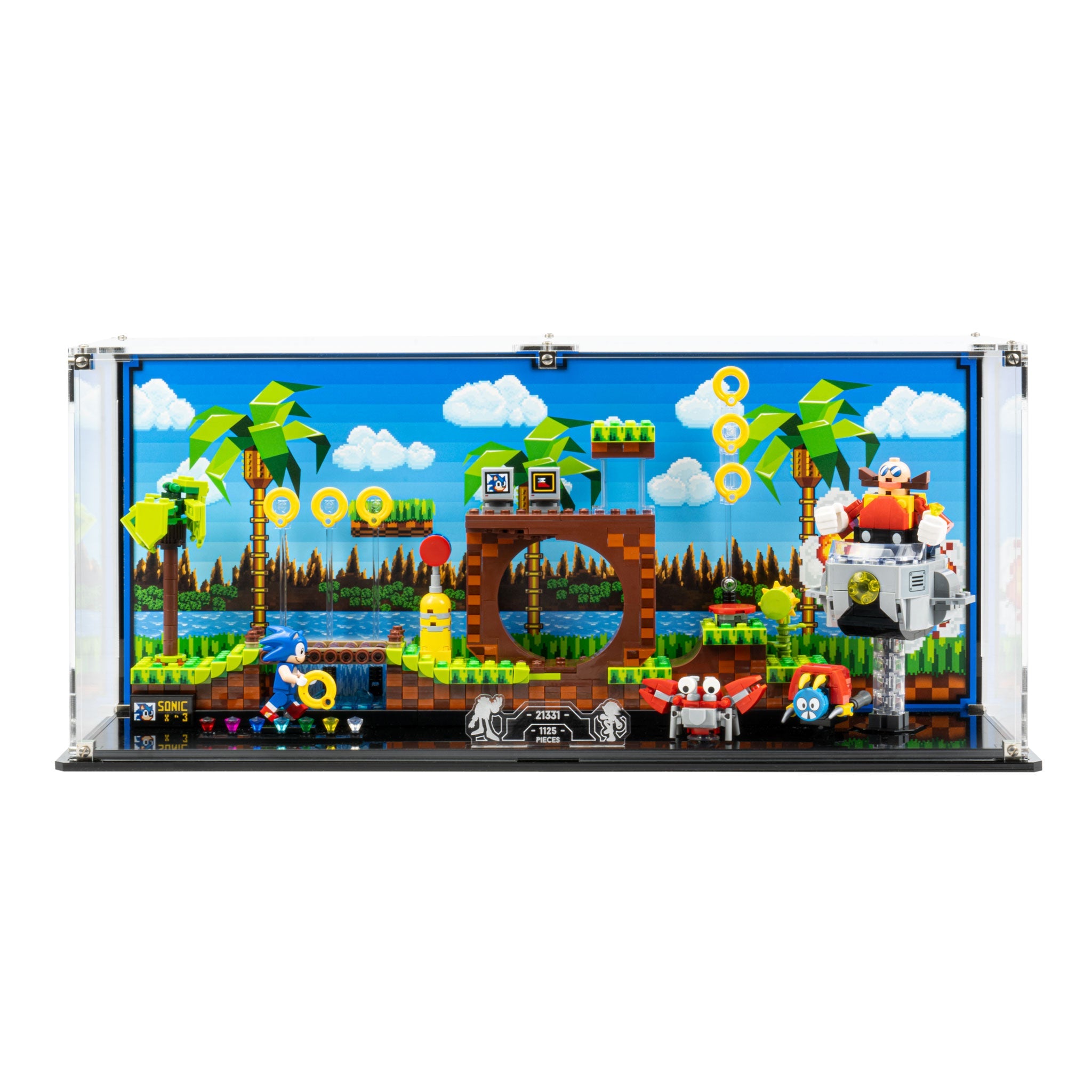 Display Case for LEGO® IDEAS: Sonic the Hedgehog™ – Green Hill Zone (21331)