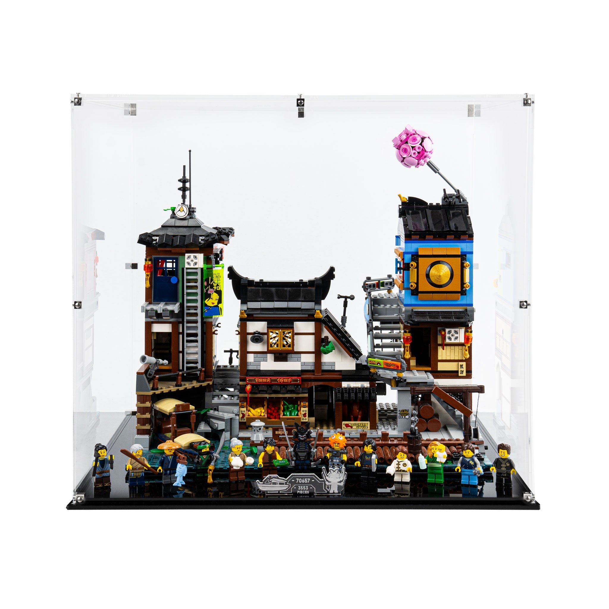 Display Case for LEGO® NINJAGO® City Docks (70657)