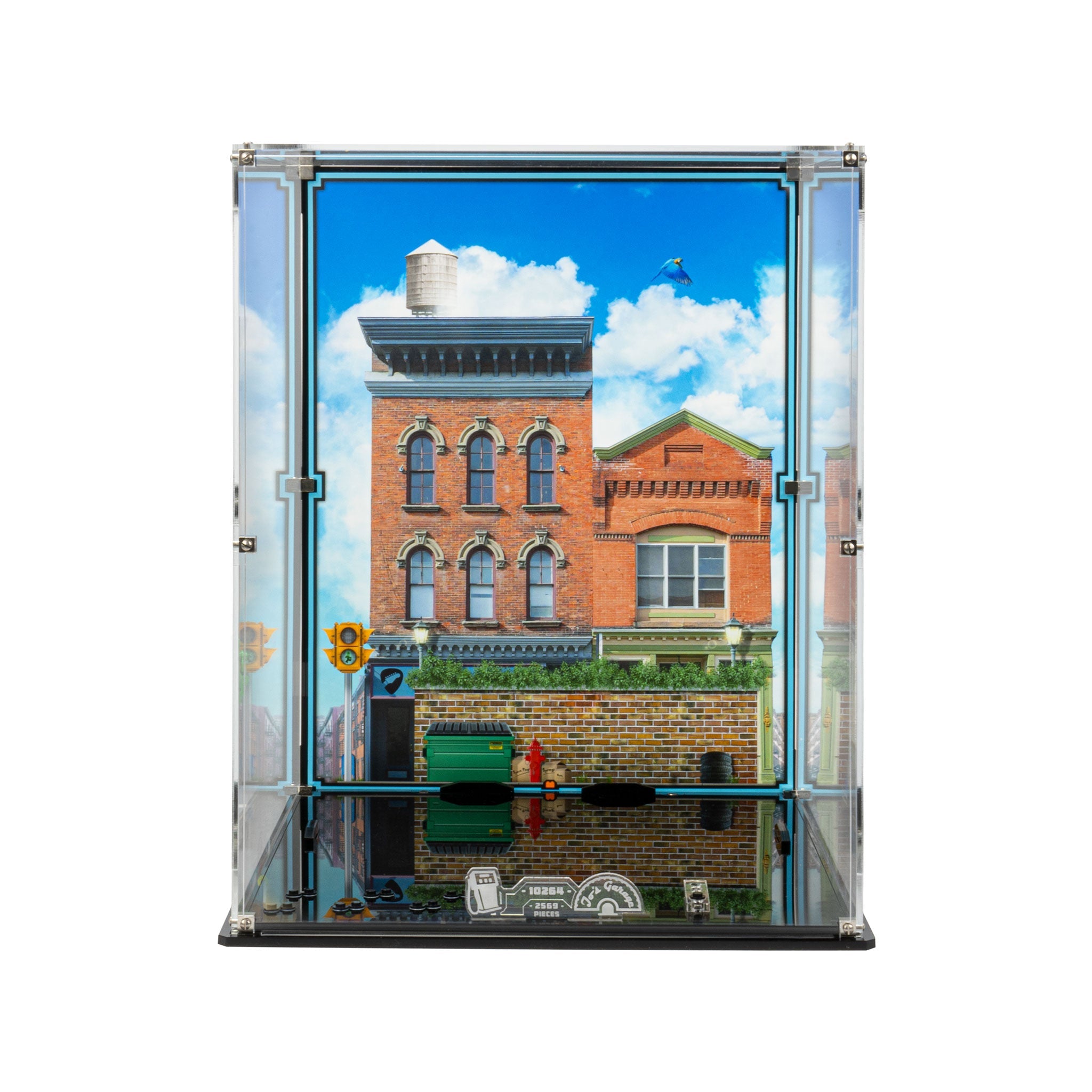 Display Case for LEGO® Corner Garage (10264)