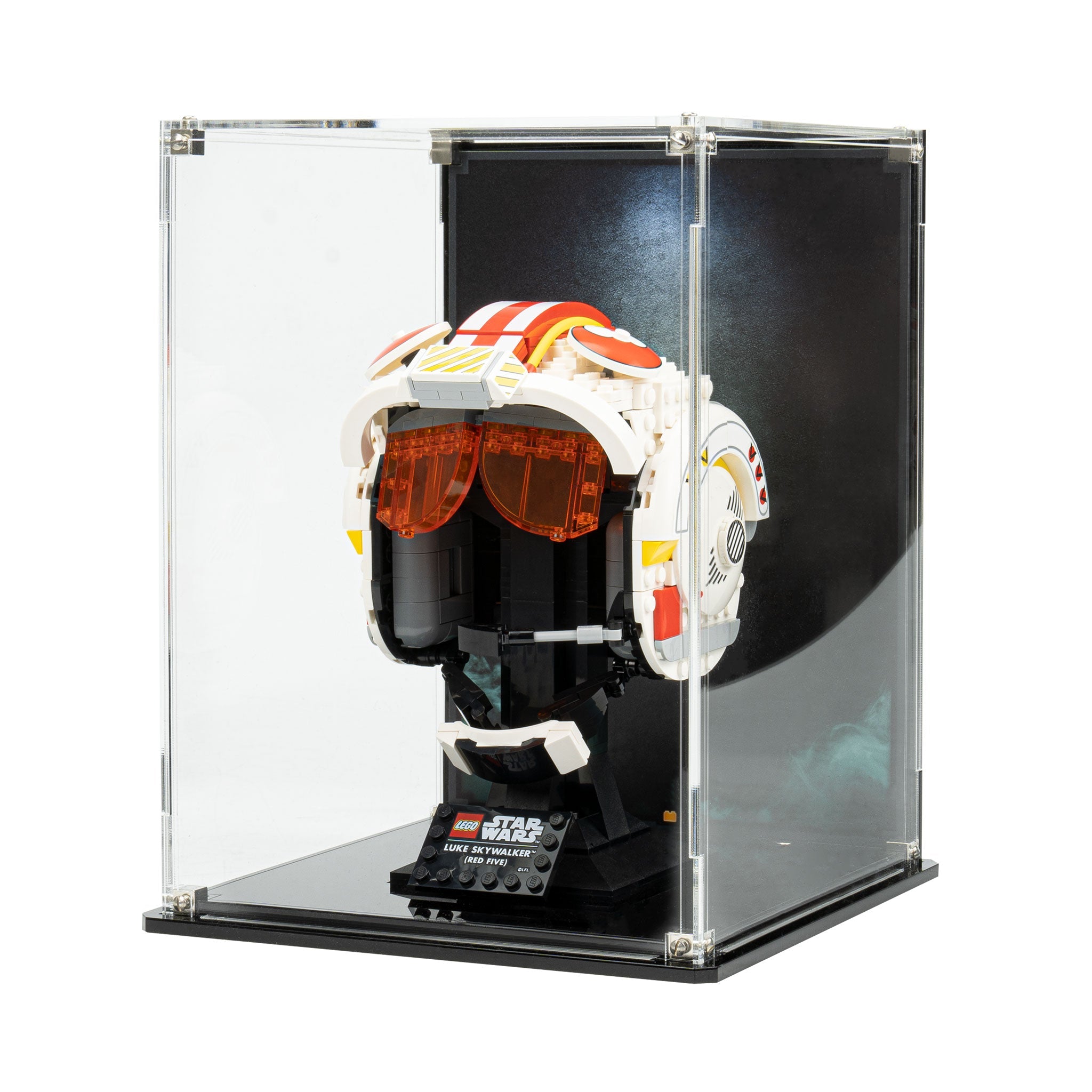 Display Case for LEGO® Luke Skywalker™ (Red Five) Helmet (75327)