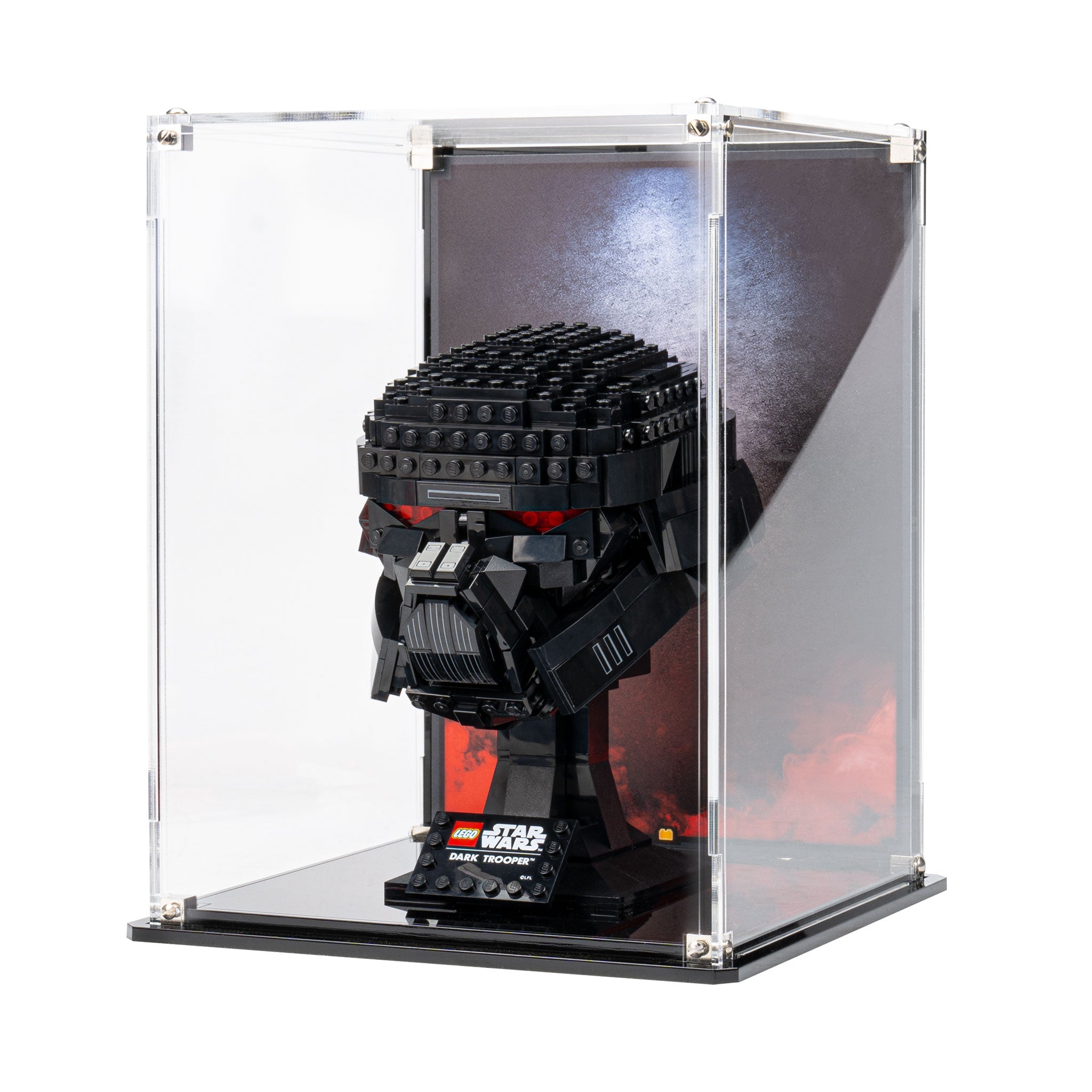 Display Case for LEGO® Dark Trooper™ Helmet (75343)