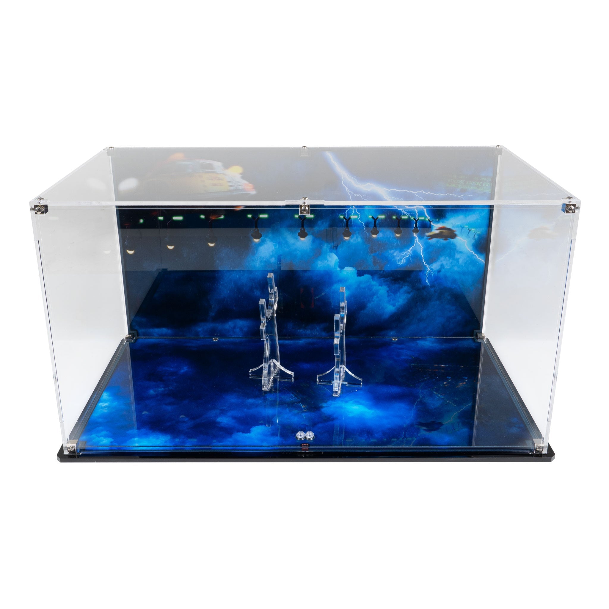 Display Case for LEGO® Back to the Future Time Machine (10300)
