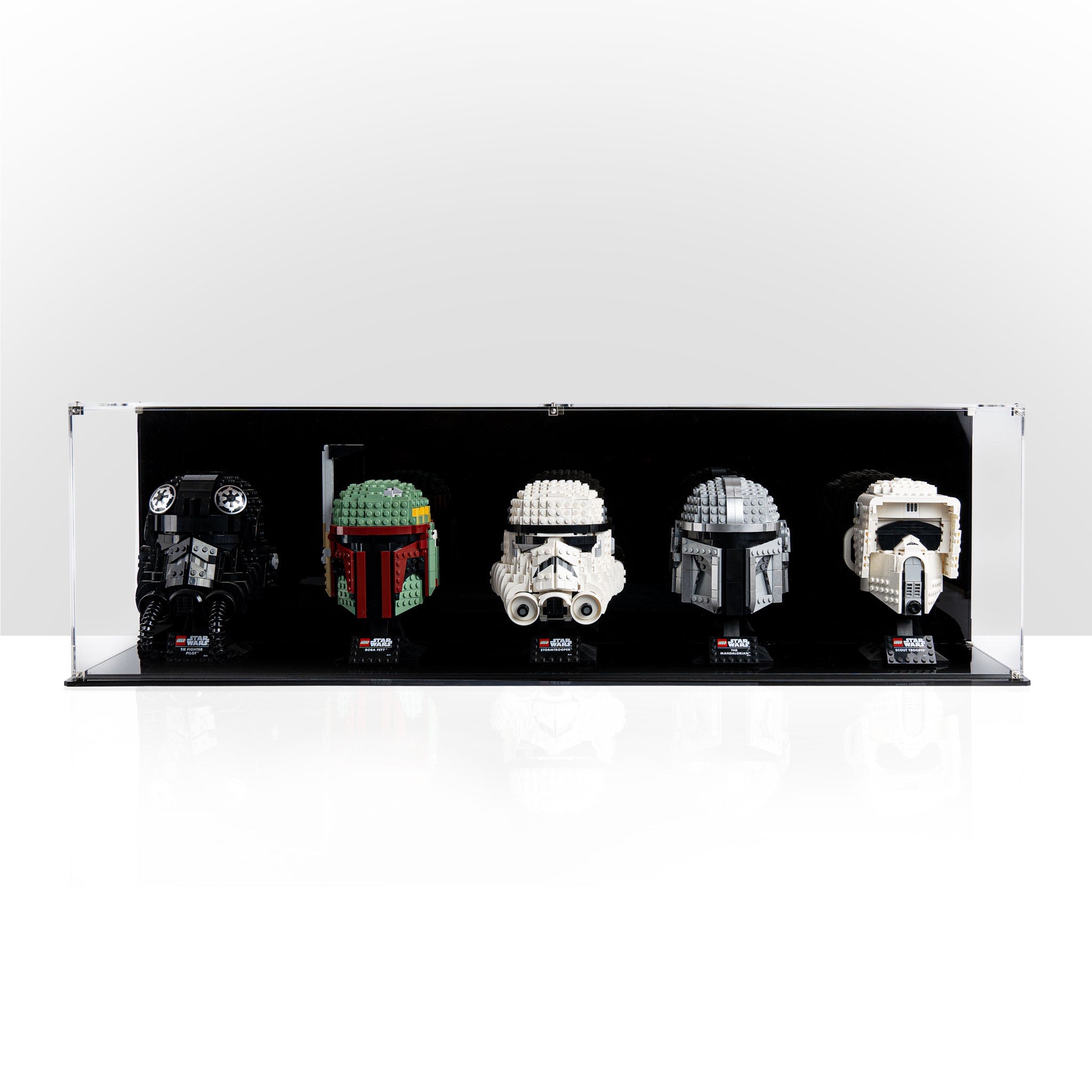 Display Case for five LEGO® Helmets