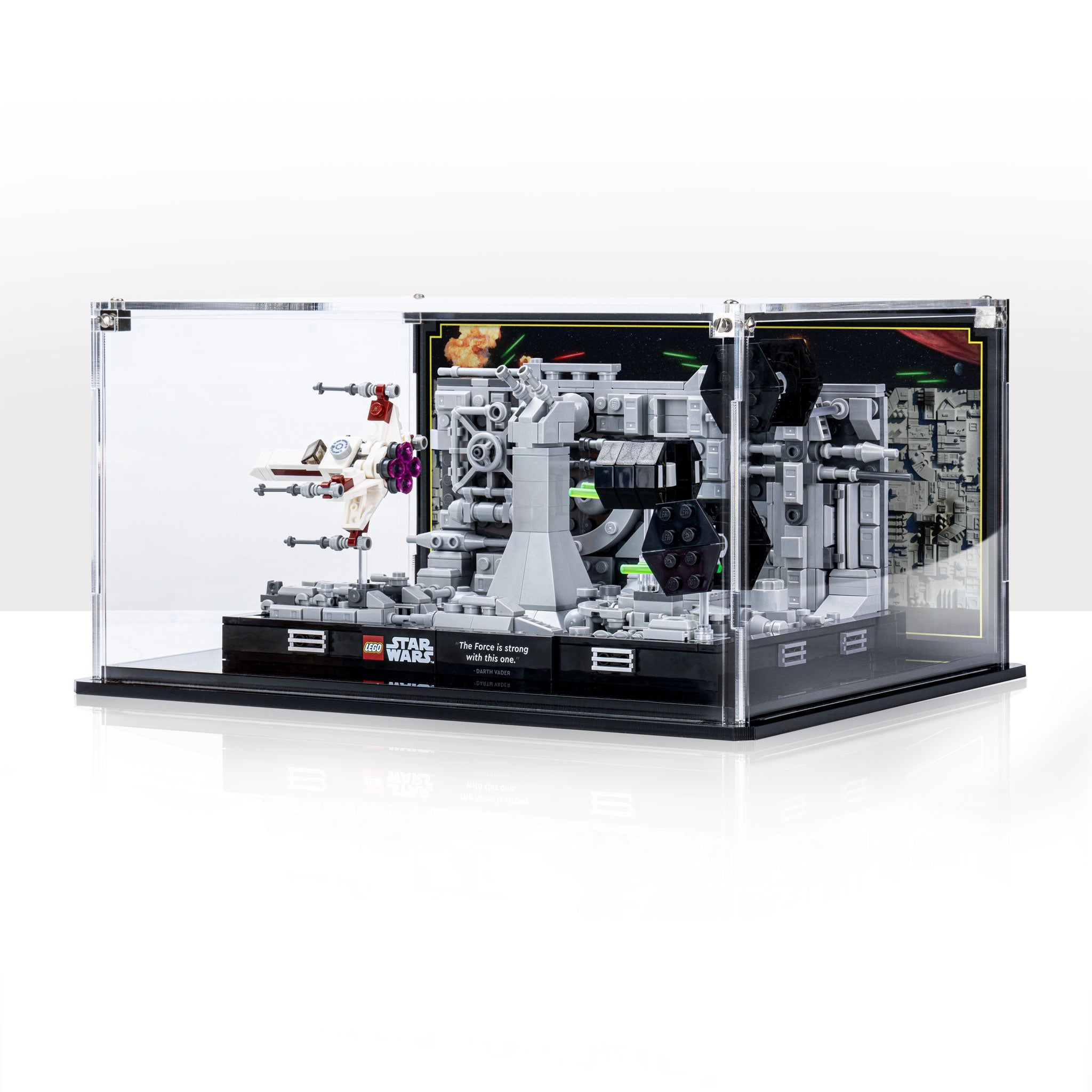 Display Case for LEGO® Star Wars™ Death Star Trench Run Diorama (75329)