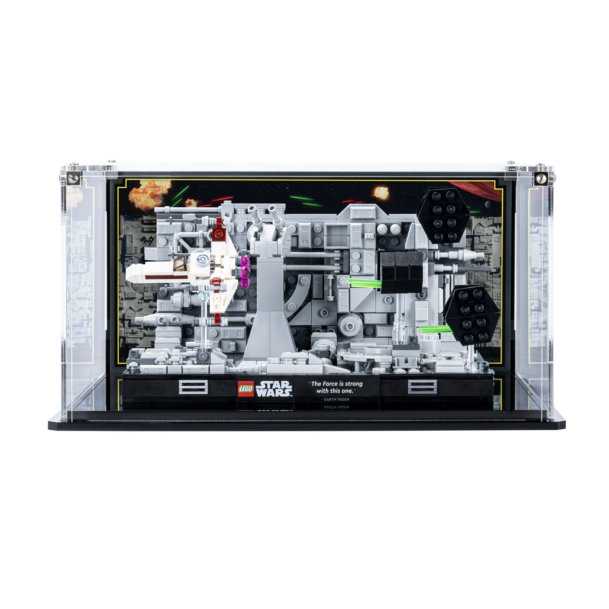 Display Case for LEGO® Star Wars™ Death Star Trench Run Diorama (75329)
