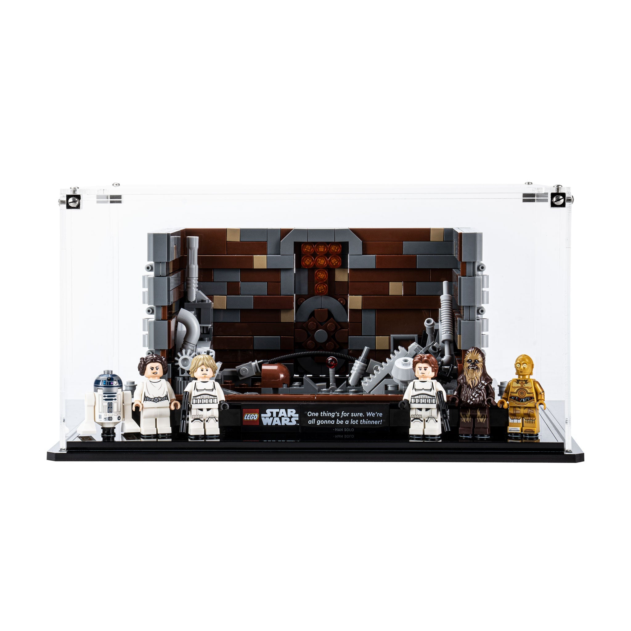 Display Case for LEGO® Star Wars™ Death Star™ Trash Compactor Diorama (75339)
