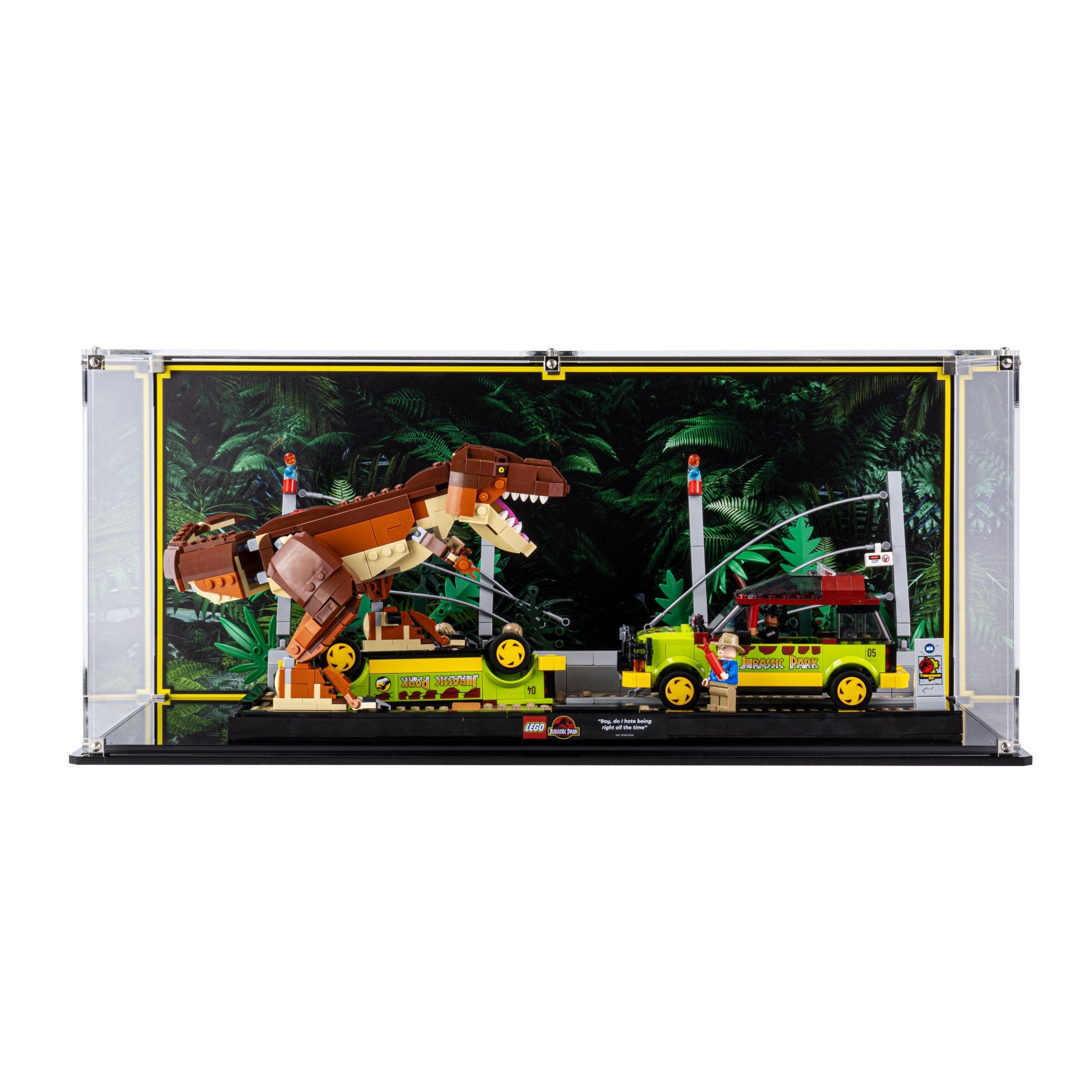 Display Case for LEGO® T. rex Breakout (76956)