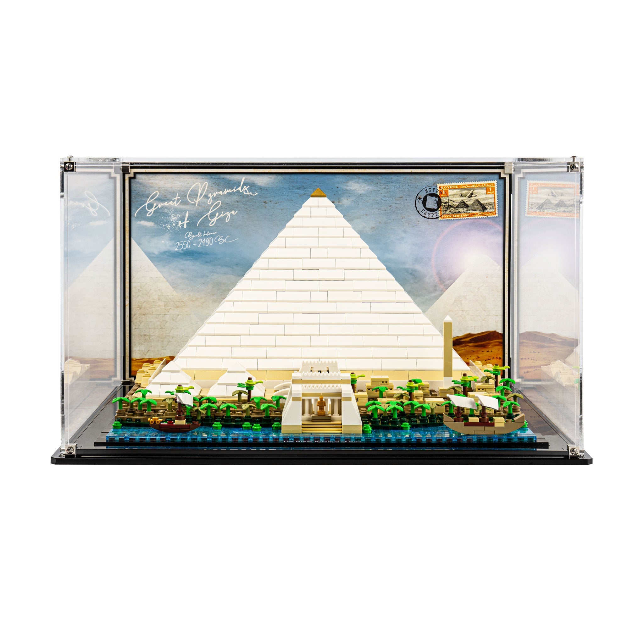 Display Case for LEGO® Architecture: Pyramid of Giza (21058)